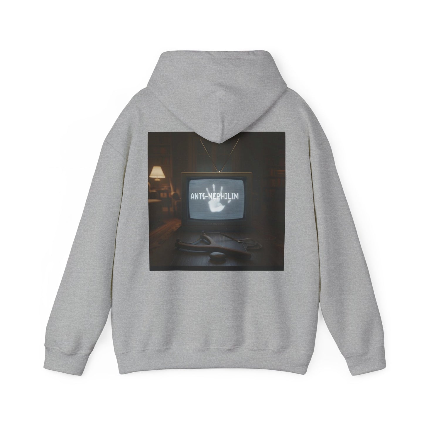 Retro TV Anti Nephilim Hoodie - Kirk Ave. Apparel