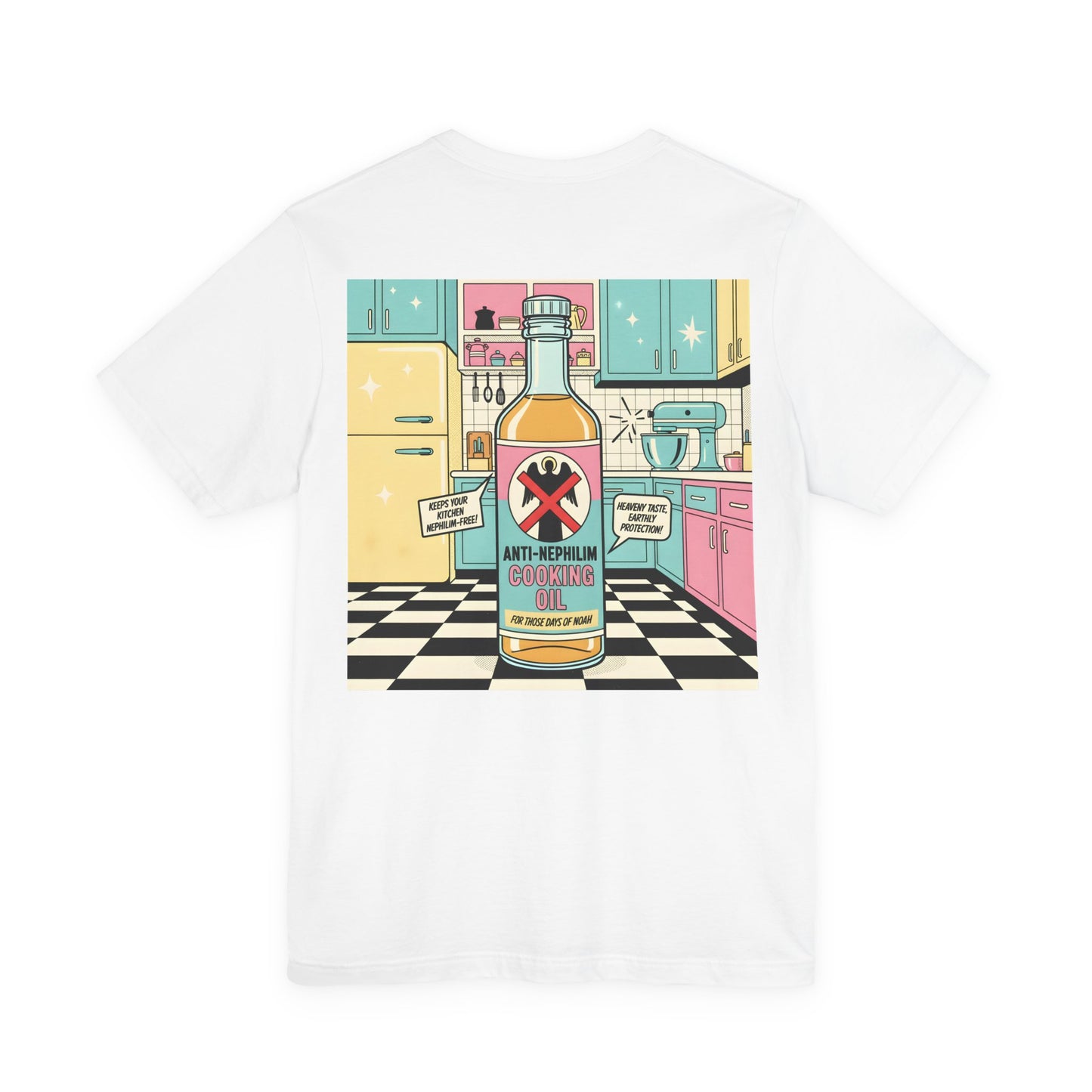 Retro Kitchen Pop Art Anti Nephilim T Shirt - Kirk Ave. Apparel