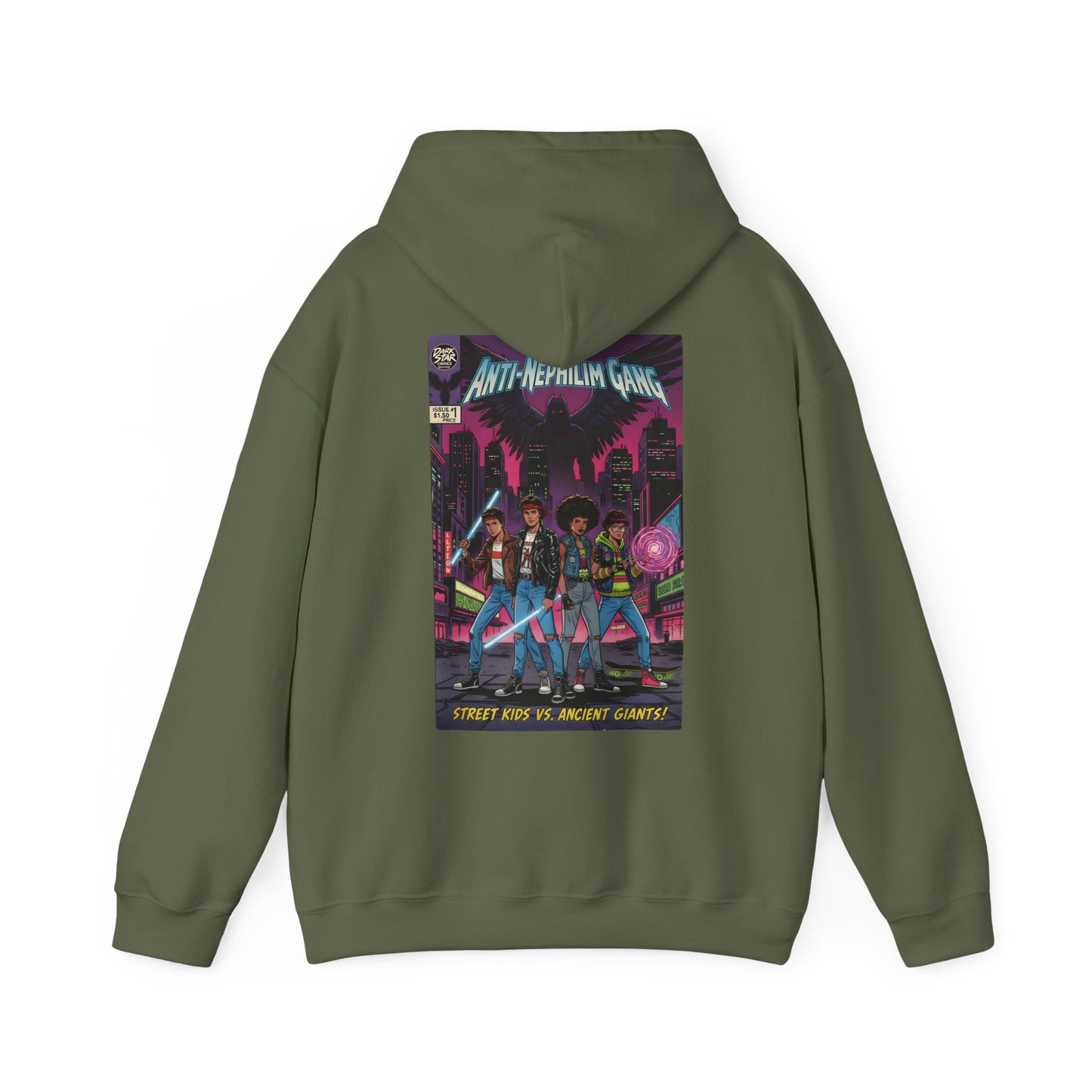 Anti Nephilim Gang Comic Hoodie - Kirk Ave. Apparel