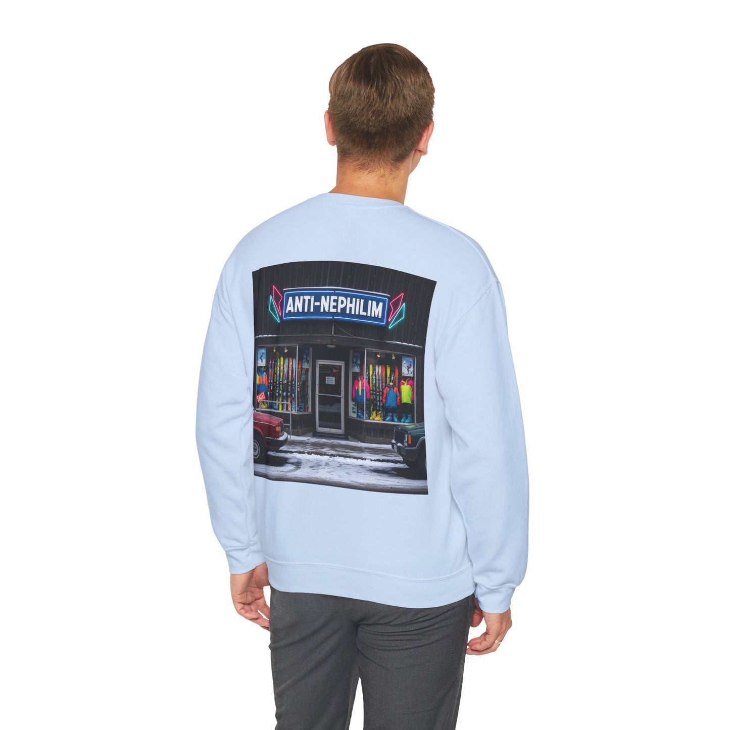 Anti Nephilim Ski Shop Sweatshirt — Kirk Ave. Apparel