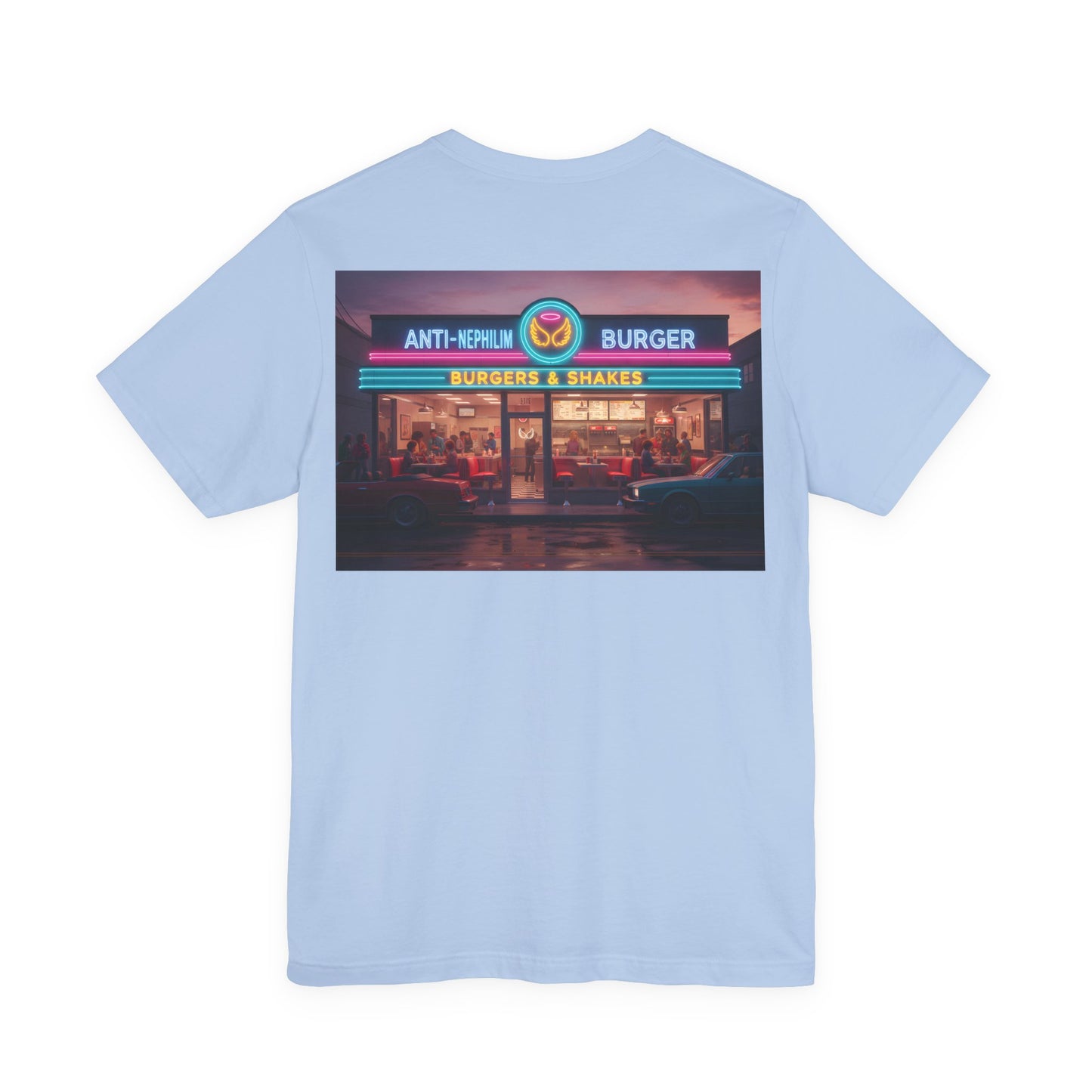 Retro Neon Burger Joint T Shirt — Kirk Ave. Apparel