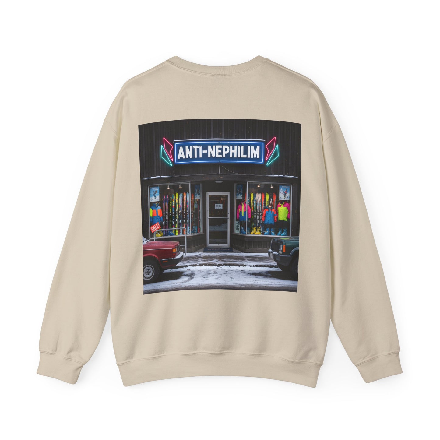 Anti Nephilim Ski Shop Sweatshirt — Kirk Ave. Apparel