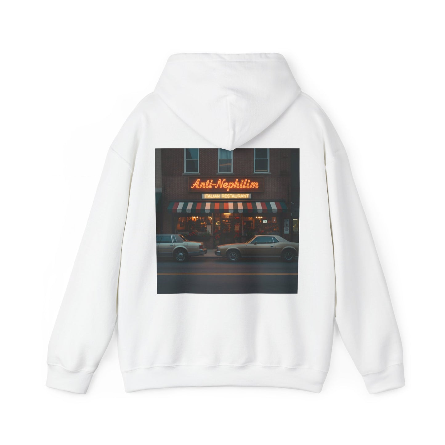 Retro NYC Italian Anti Nephilim Hoodie - Kirk Ave. Apparel