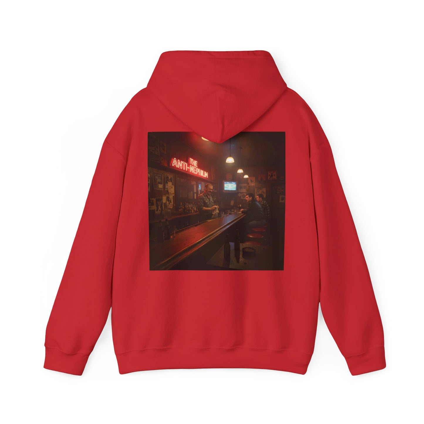 Retro Neon Dive Bar Hoodie - Kirk Ave. Apparel
