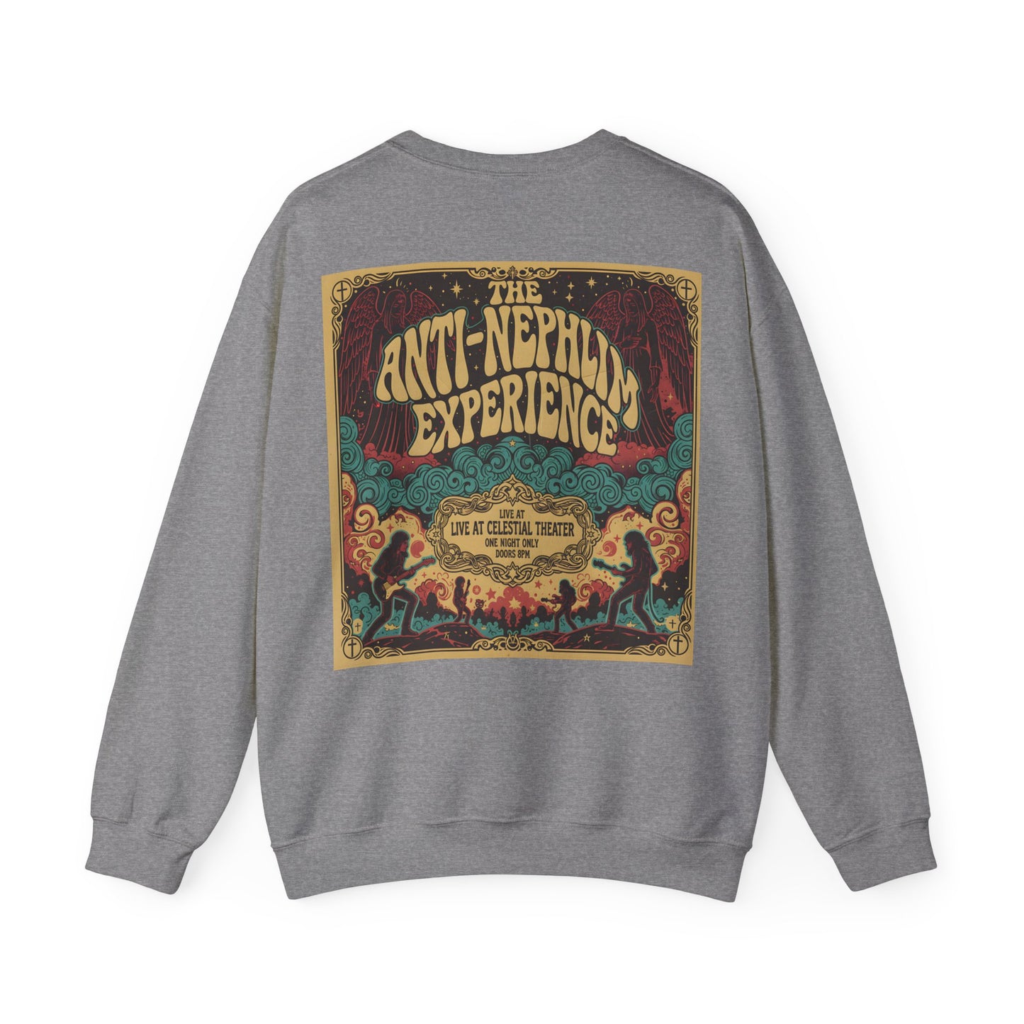 70s Concert Sweatshirt Anti Nephilim Experience - Kirk Ave. Apparel