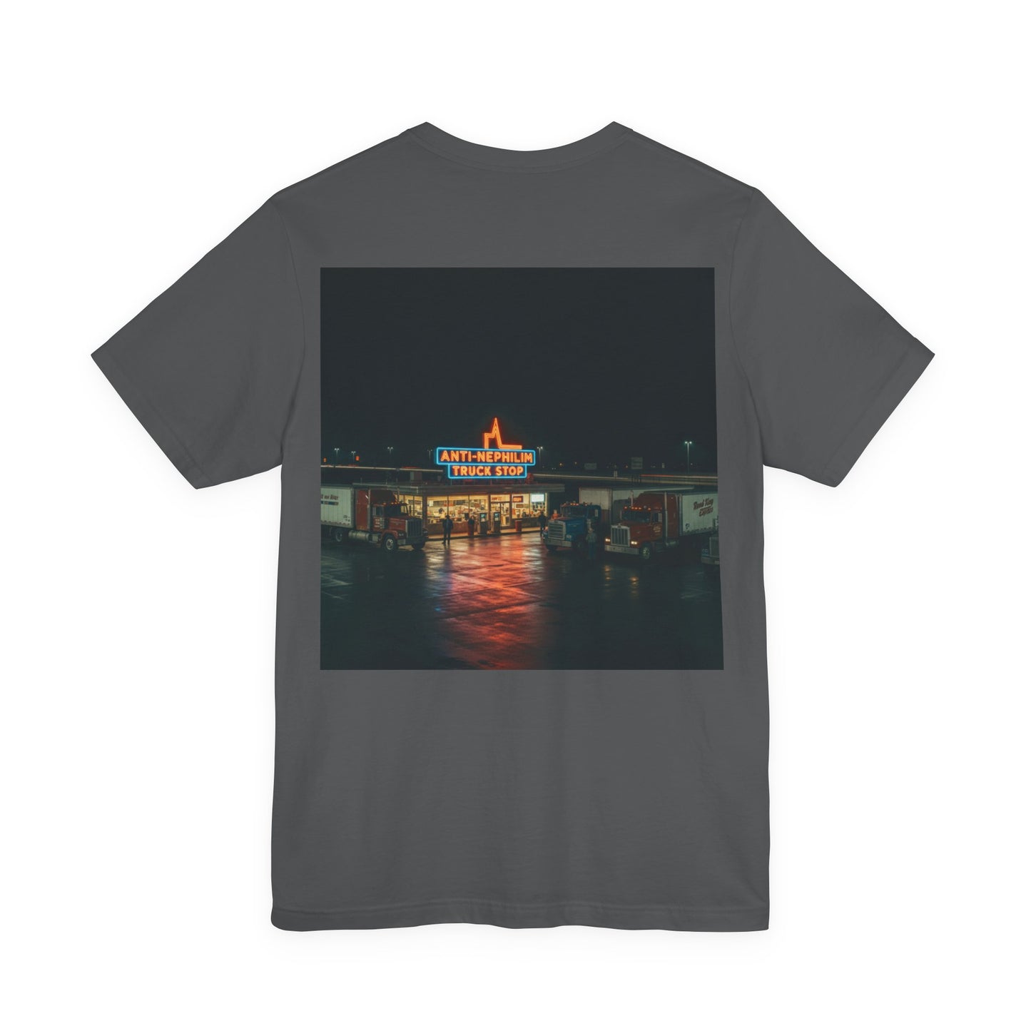 Vintage Neon Anti-Nephilim Truck Stop T-Shirt — Kirk Ave. Apparel