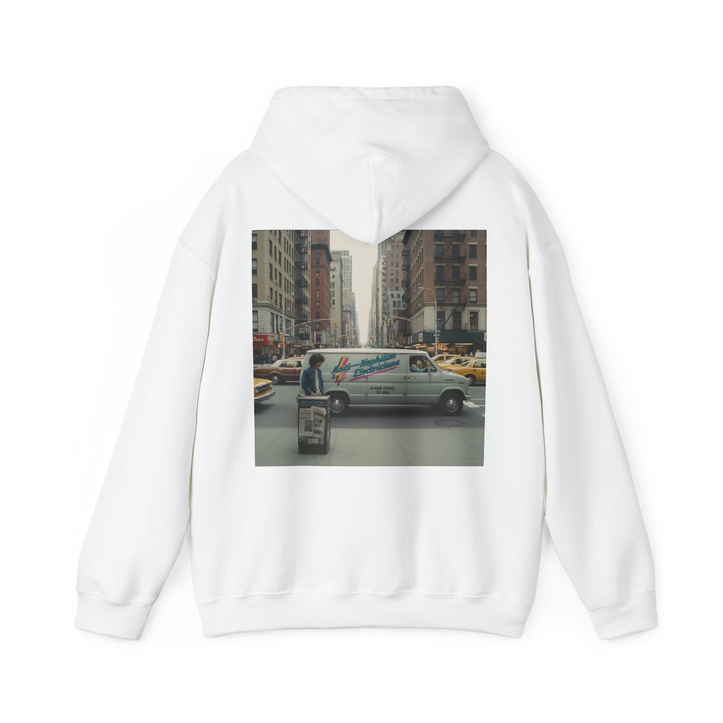 Retro NYC Anti-Nephilim Hoodie - Kirk Ave. Apparel