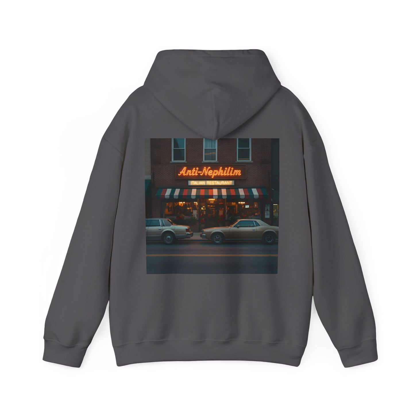 Retro NYC Italian Anti Nephilim Hoodie - Kirk Ave. Apparel