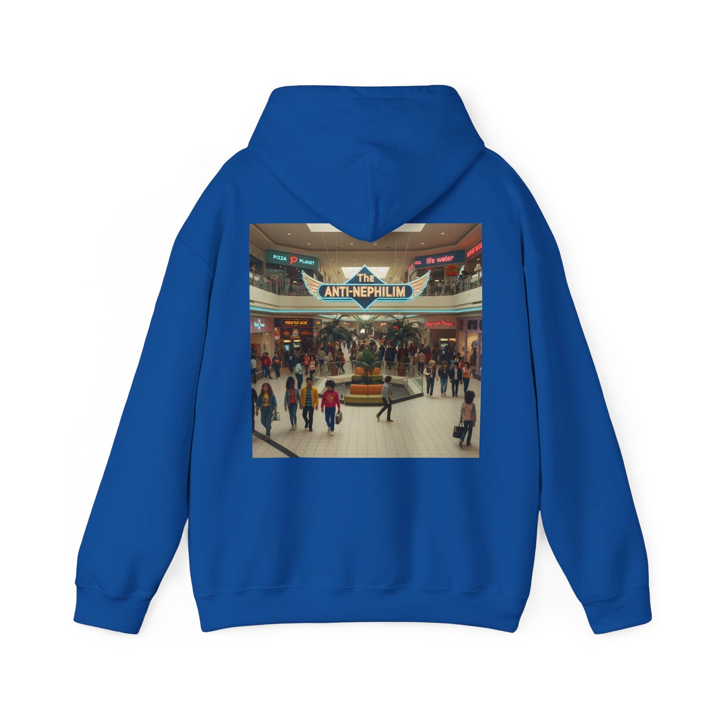 90s Mall Anti Nephilim Hoodie - Kirk Ave. Apparel