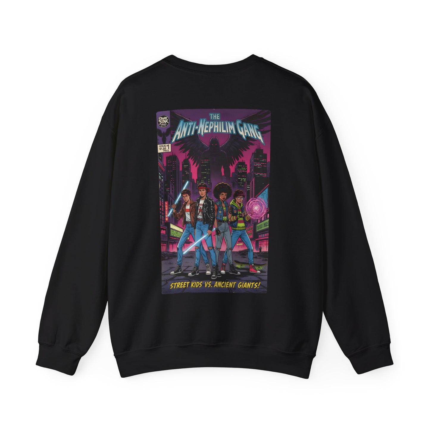 Anti Nephilim Gang Comic Sweatshirt - Kirk Ave. Apparel
