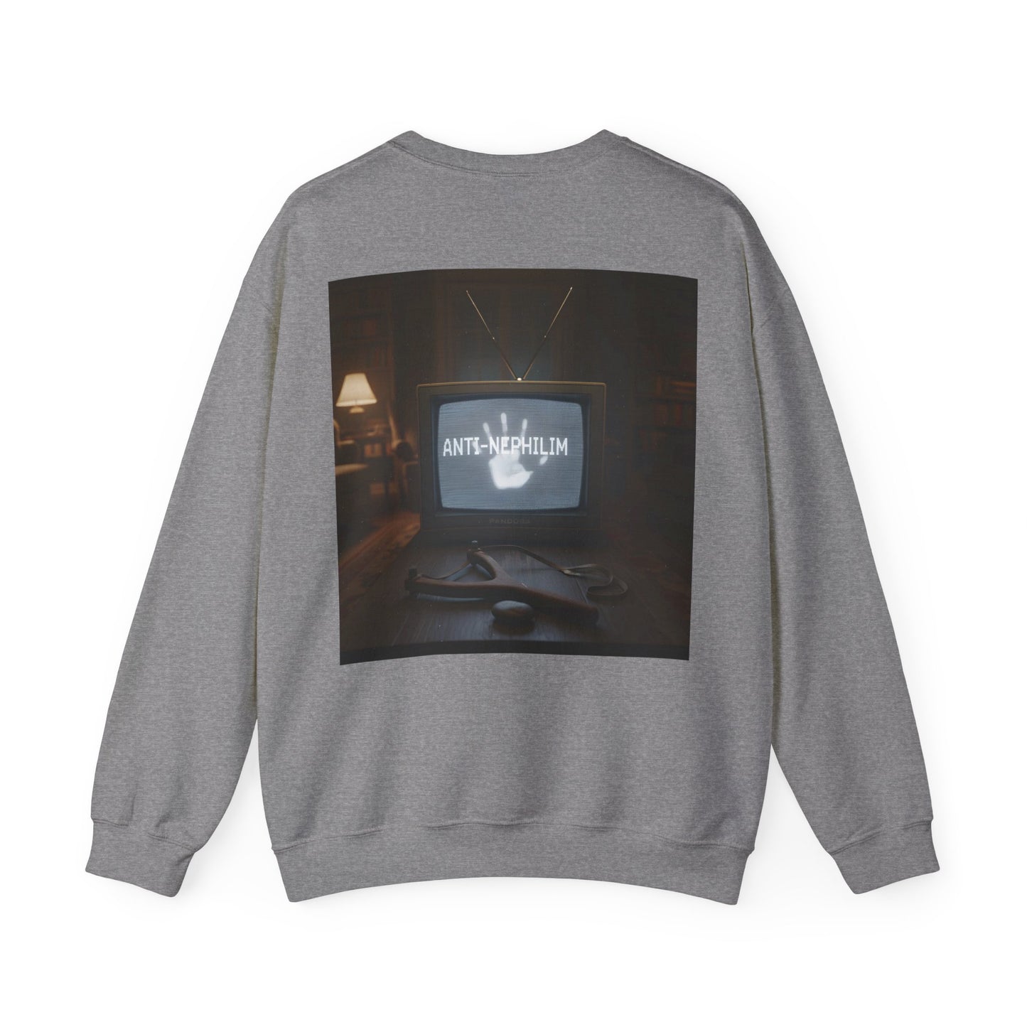 Retro TV Anti Nephilim Sweatshirt - Kirk Ave. Apparel