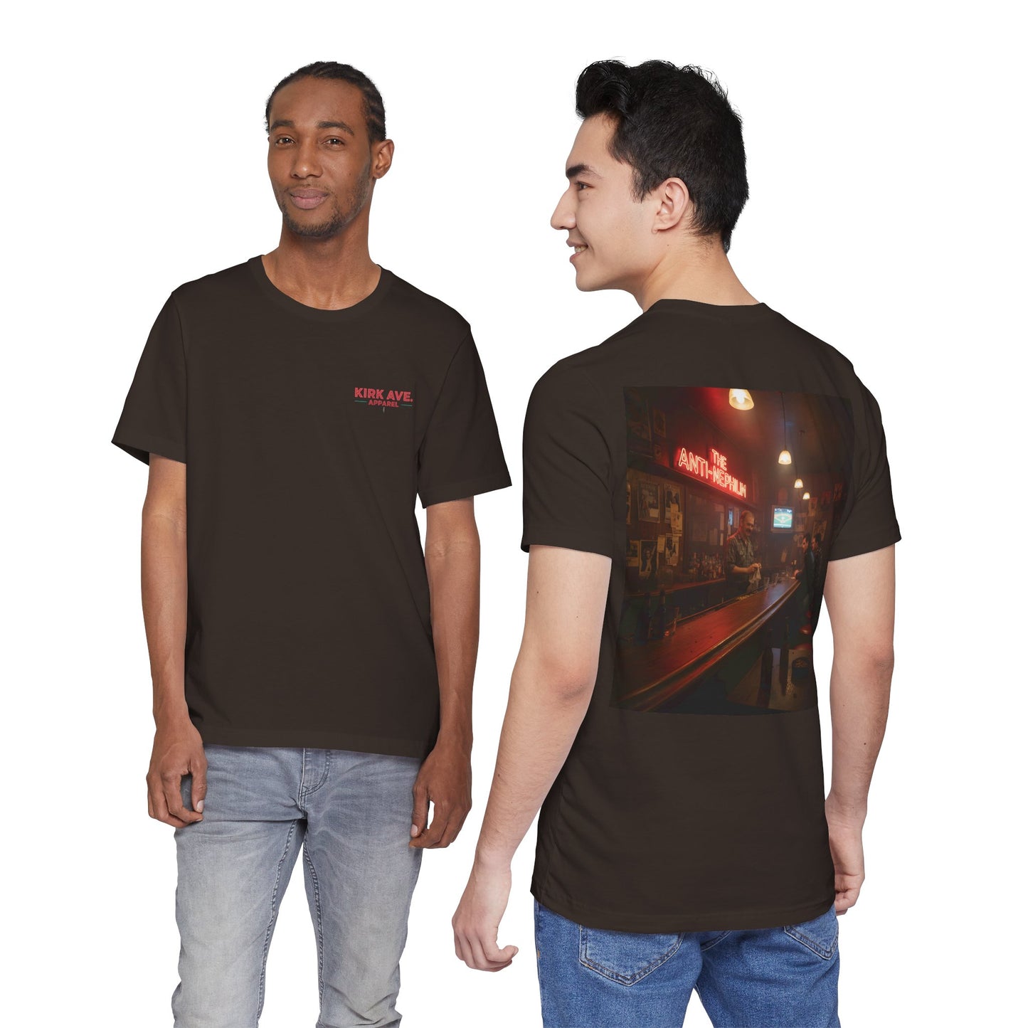 Retro Neon Dive Bar T Shirt - Kirk Ave. Apparel
