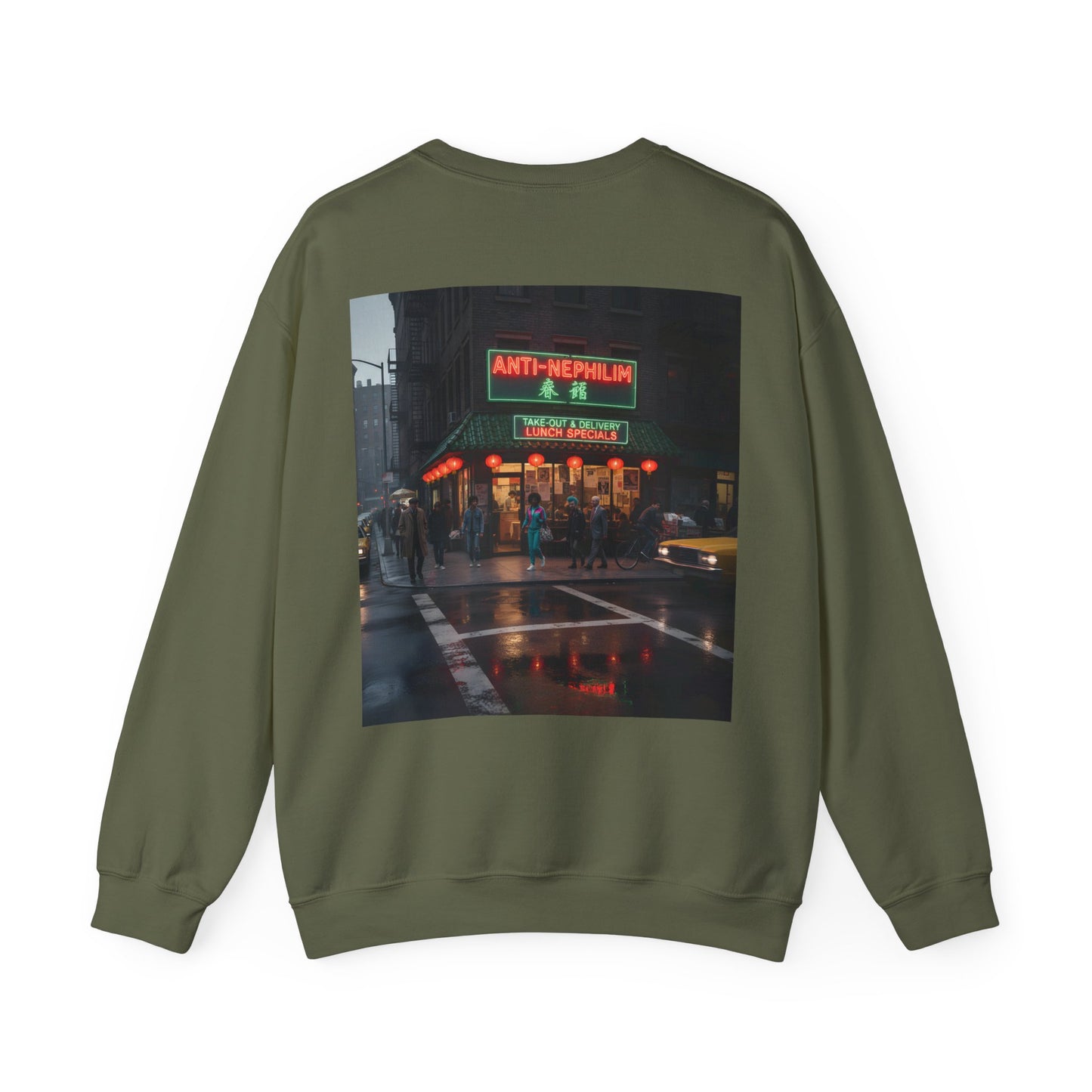NYC Retro Chinese Anti Nephilim Sweatshirt - Kirk Ave. Apparel