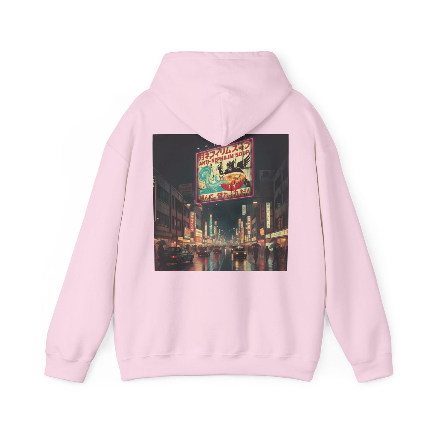 Retro Tokyo Anti Nephilim Soup Hoodie - Kirk Ave. Apparel