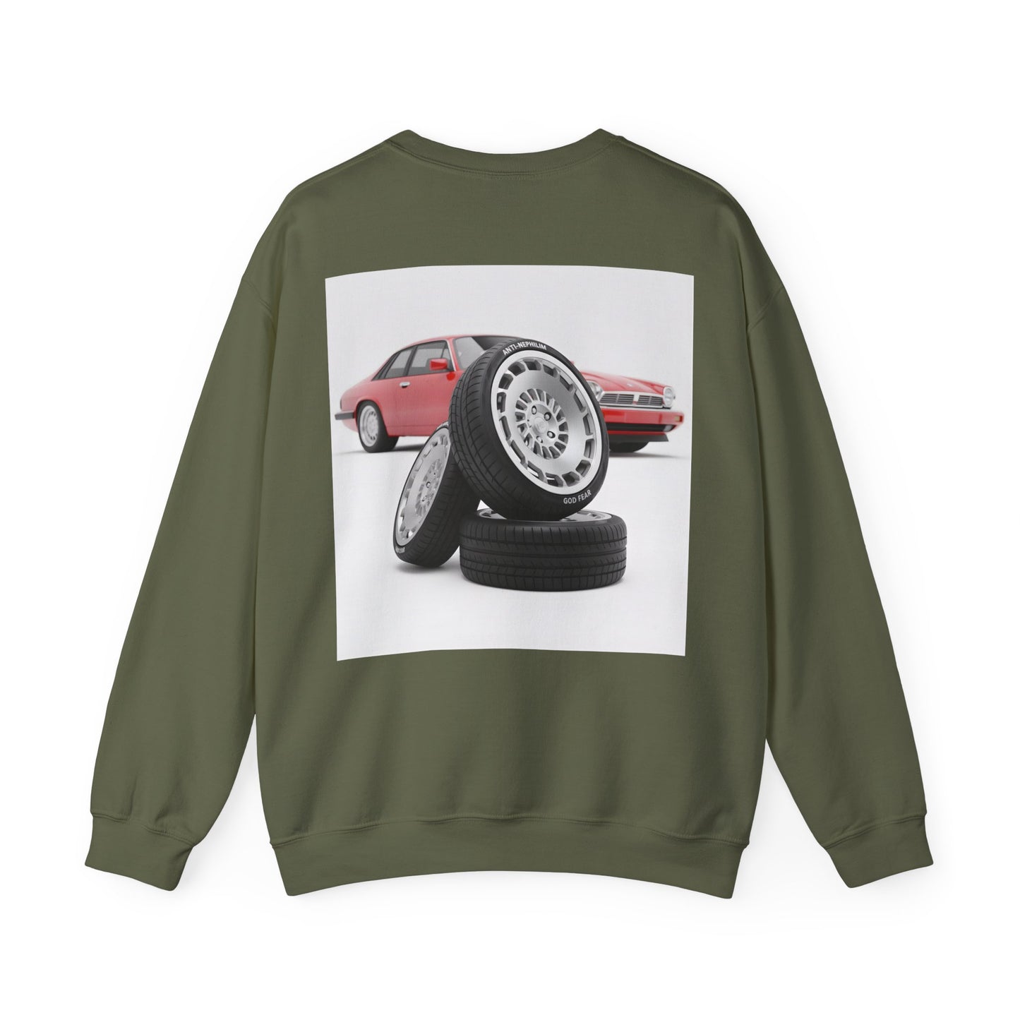 Classic Sports Car Anti-Nephilim Sweatshirt — Kirk Ave. Apparel
