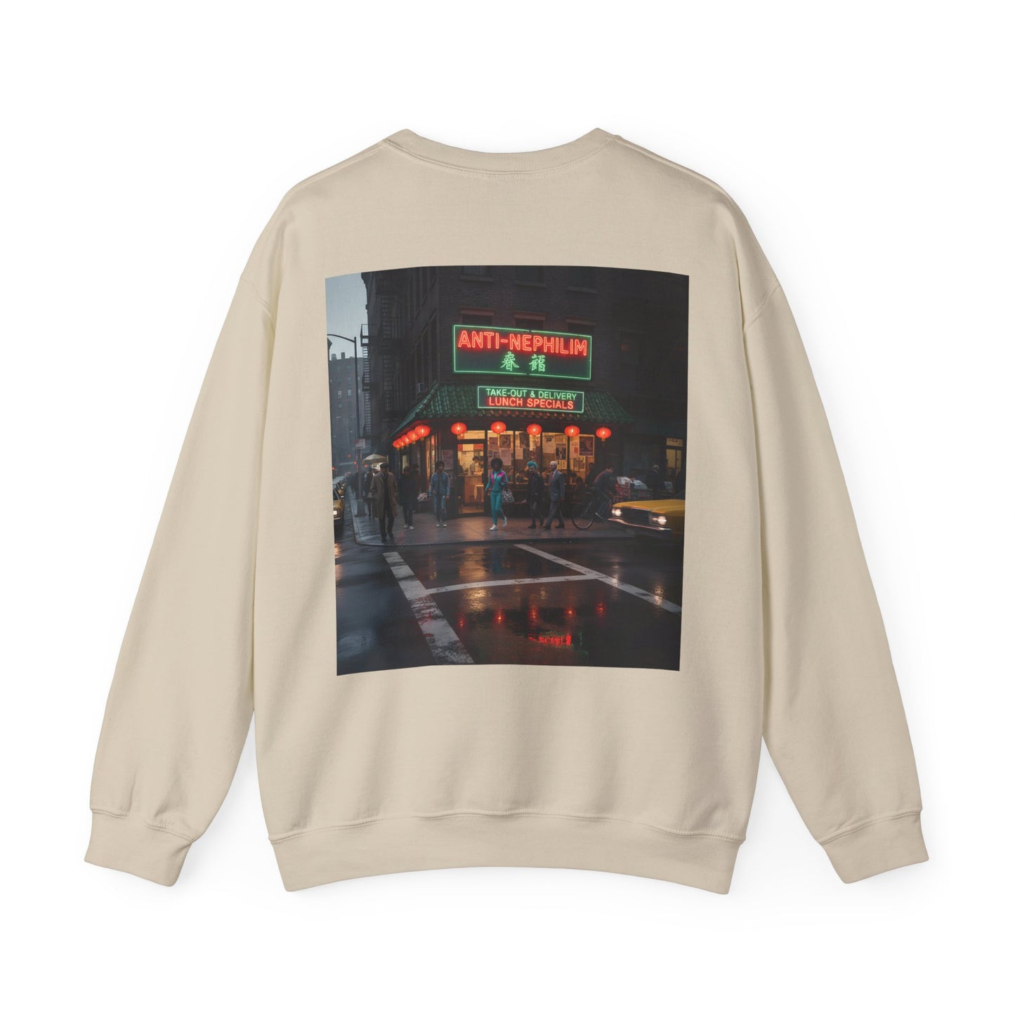 NYC Retro Chinese Anti Nephilim Sweatshirt - Kirk Ave. Apparel