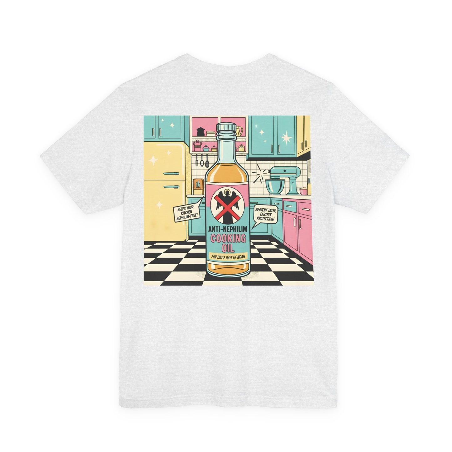 Retro Kitchen Pop Art Anti Nephilim T Shirt - Kirk Ave. Apparel