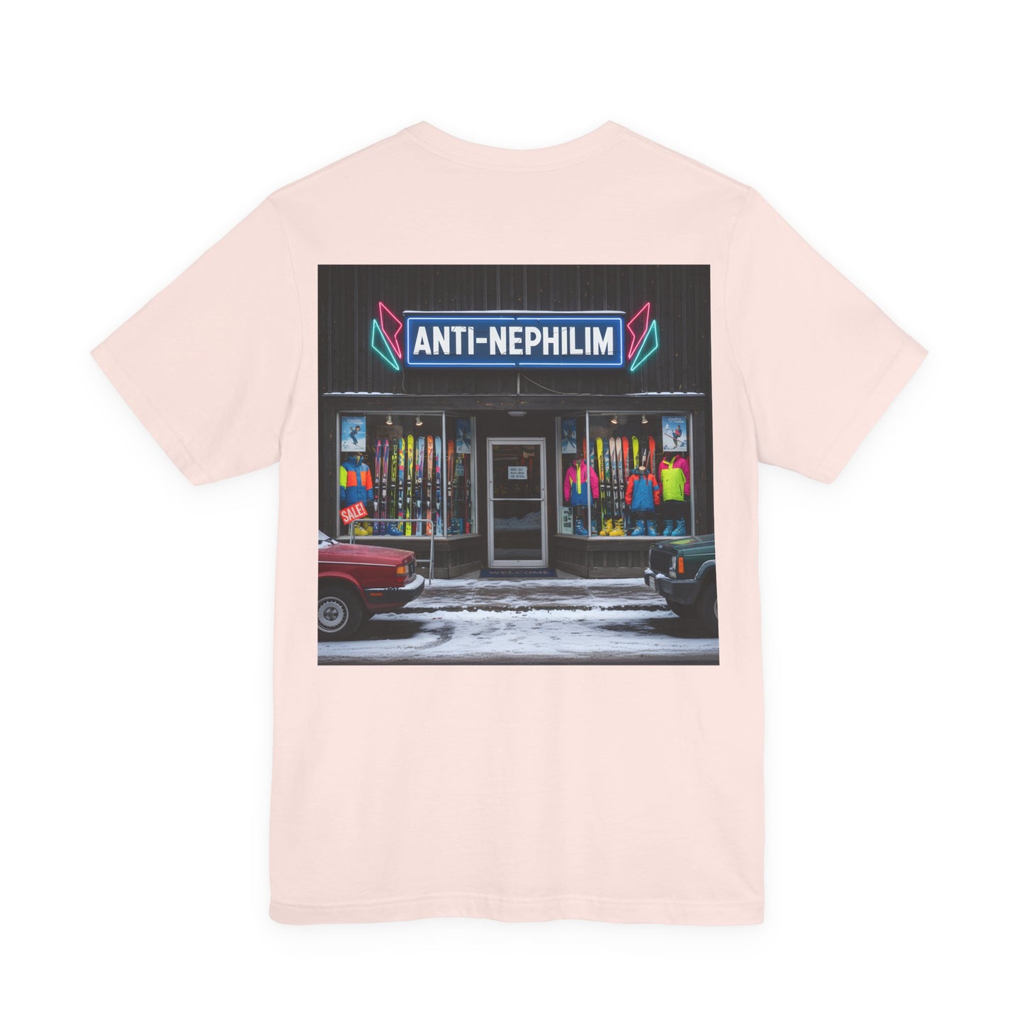 Anti Nephilim Ski Shop T Shirt - Kirk Ave. Apparel