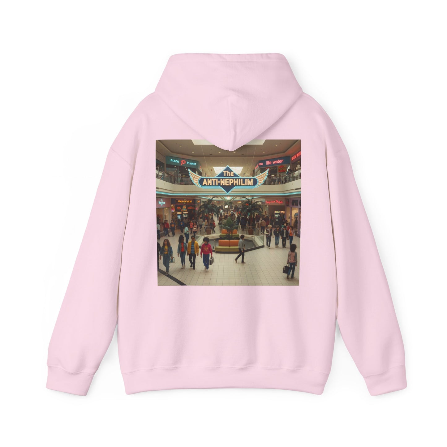 90s Mall Anti Nephilim Hoodie - Kirk Ave. Apparel