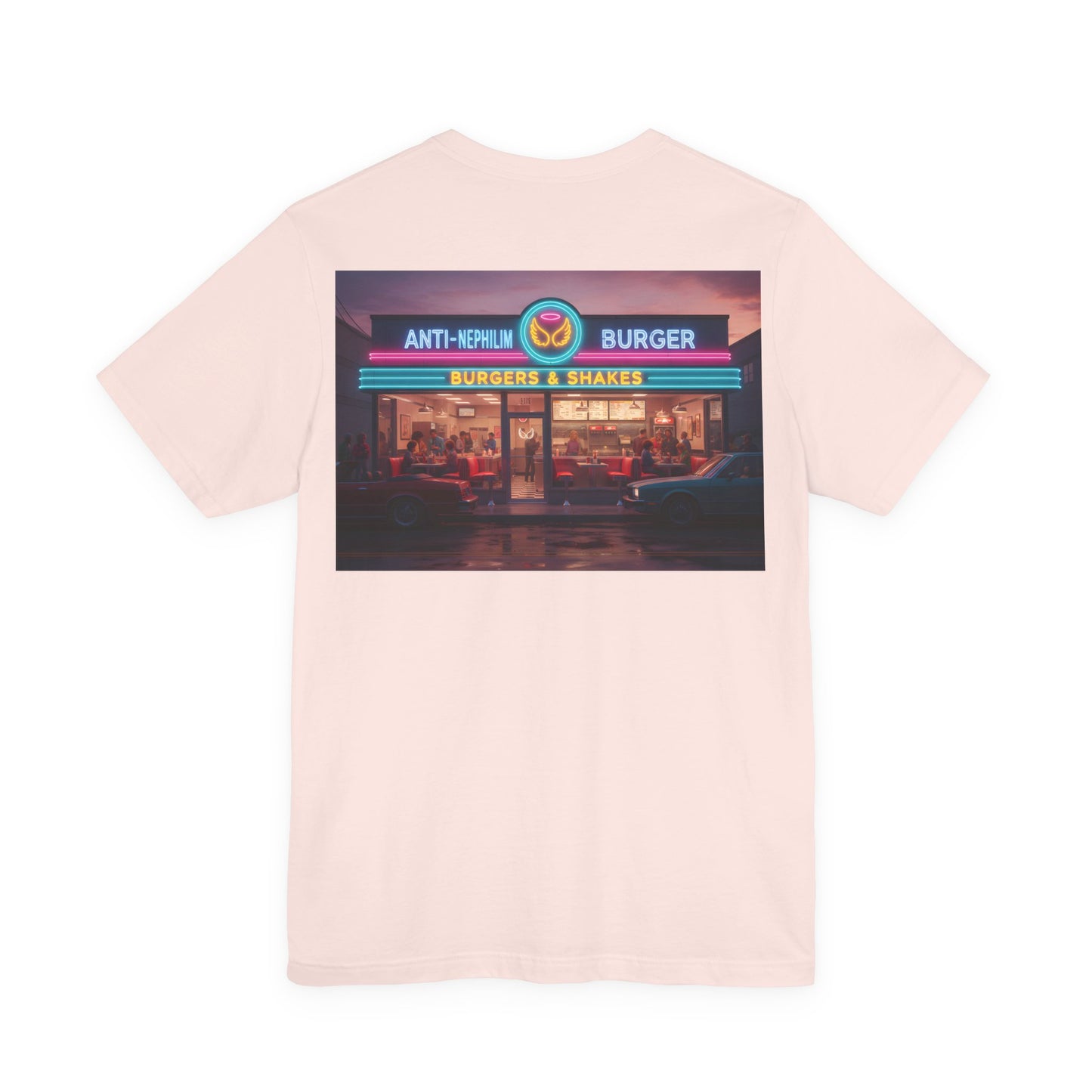 Retro Neon Burger Joint T Shirt — Kirk Ave. Apparel
