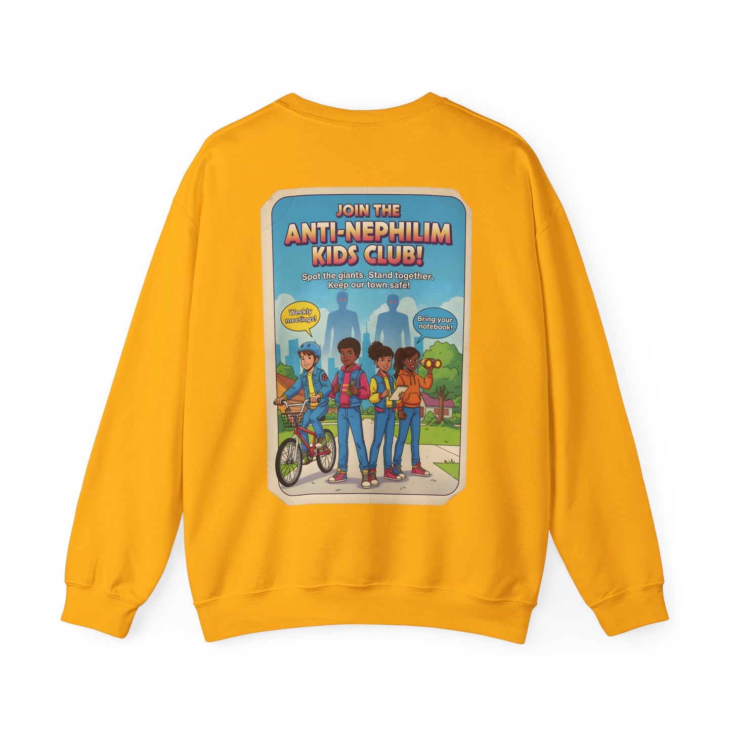 Anti Nephilim Kids Club Sweatshirt — Kirk Ave. Apparel