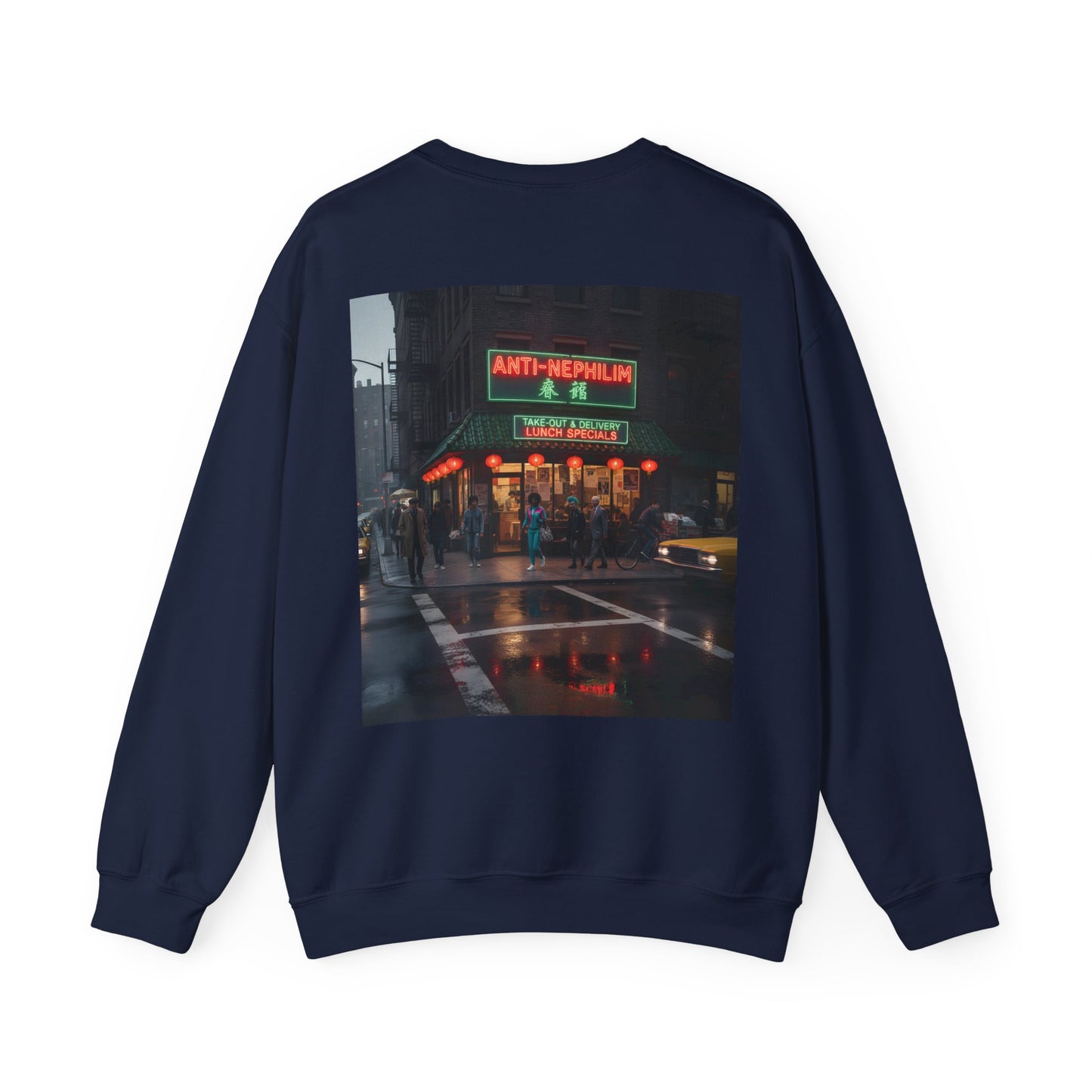 NYC Retro Chinese Anti Nephilim Sweatshirt - Kirk Ave. Apparel