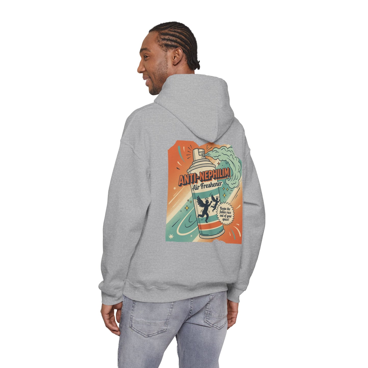 Retro Anti-Nephilim Air Freshener Hoodie – Kirk Ave. Apparel