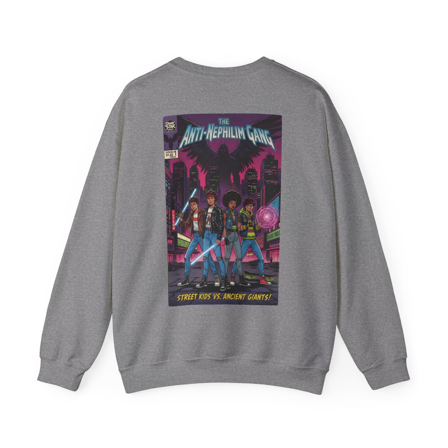 Anti Nephilim Gang Comic Sweatshirt - Kirk Ave. Apparel