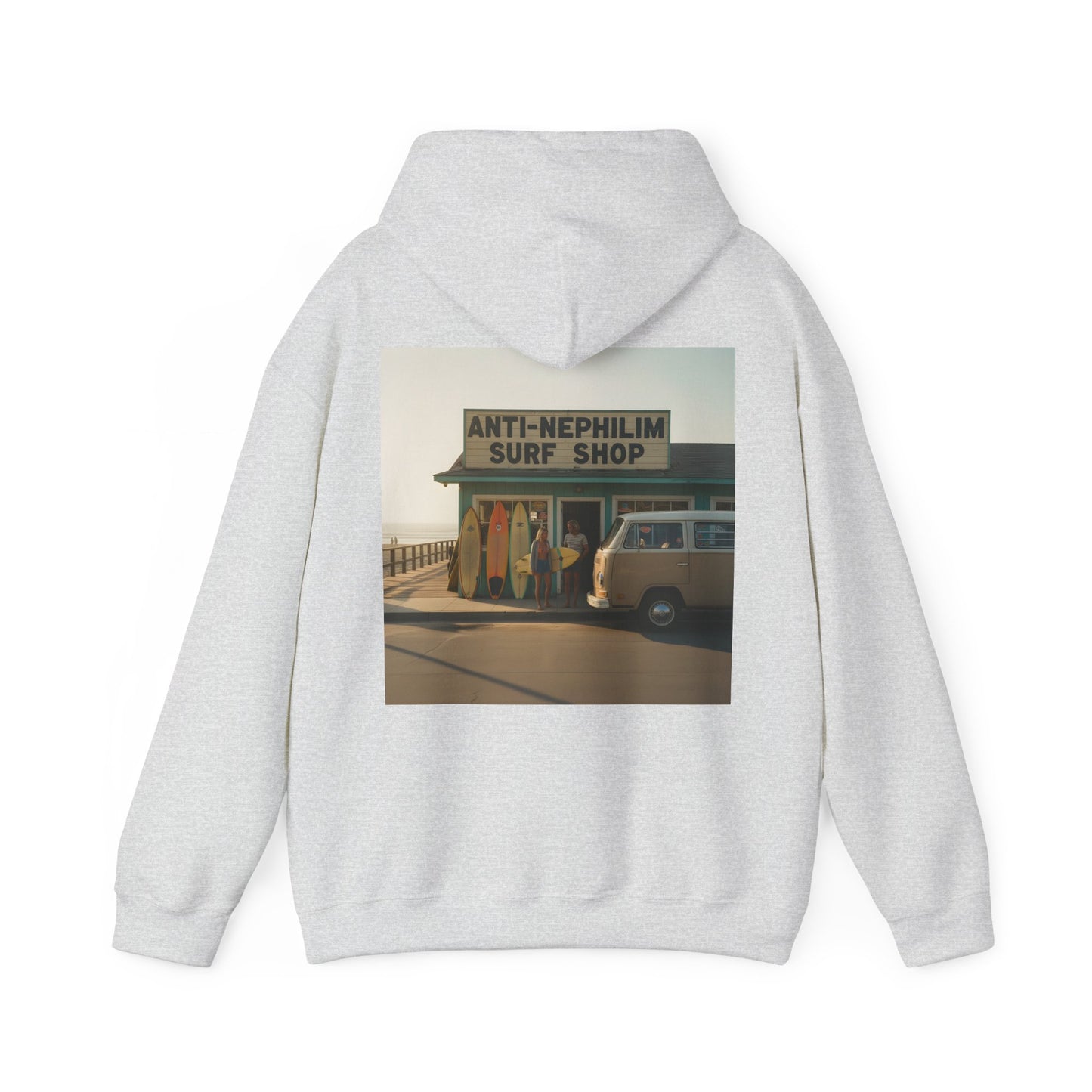 Vintage surf shop Anti-Nephilim hoodie - Kirk Ave. Apparel