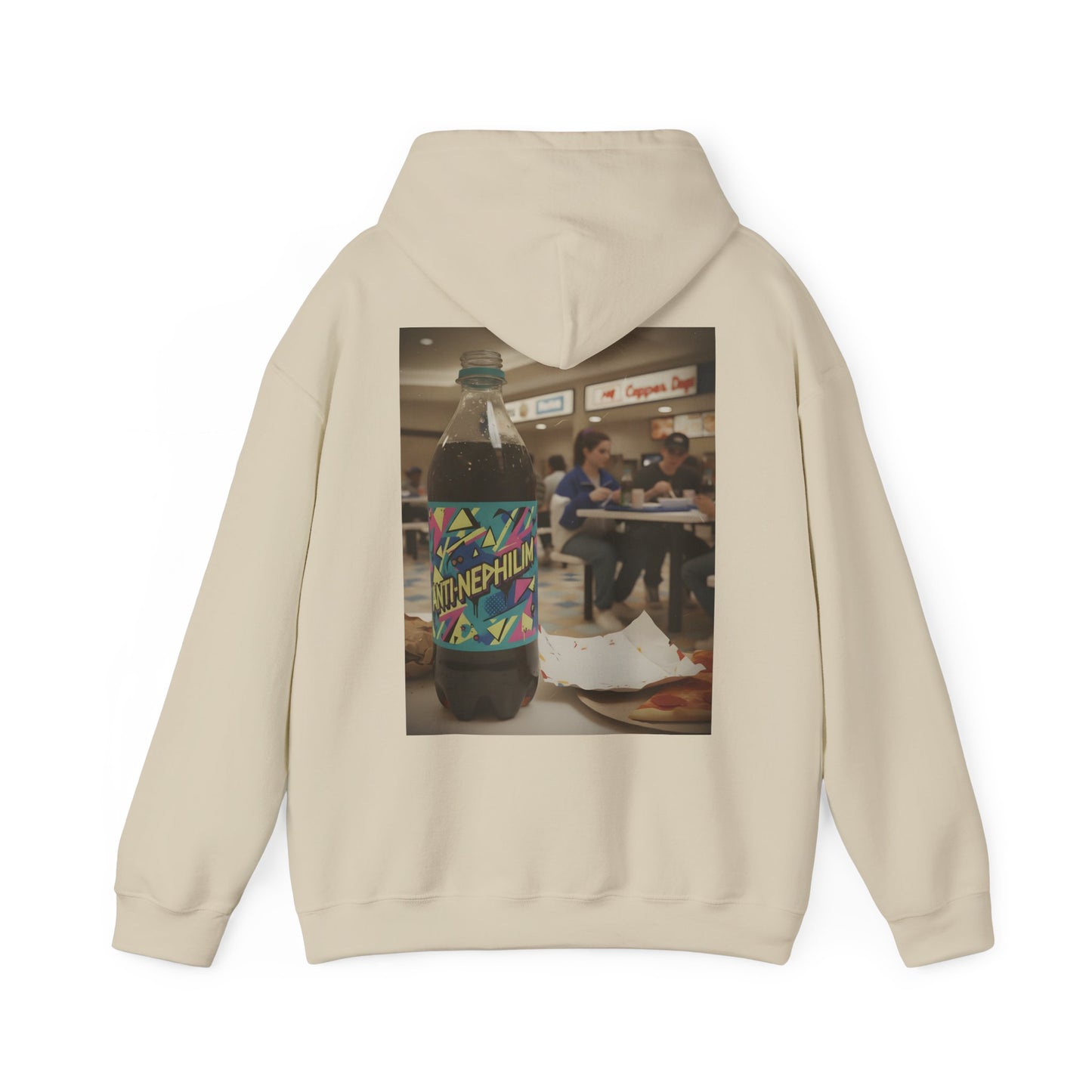 Kirk Ave. Apparel Graphic Logo Anti Nephilim Soda Hoodie