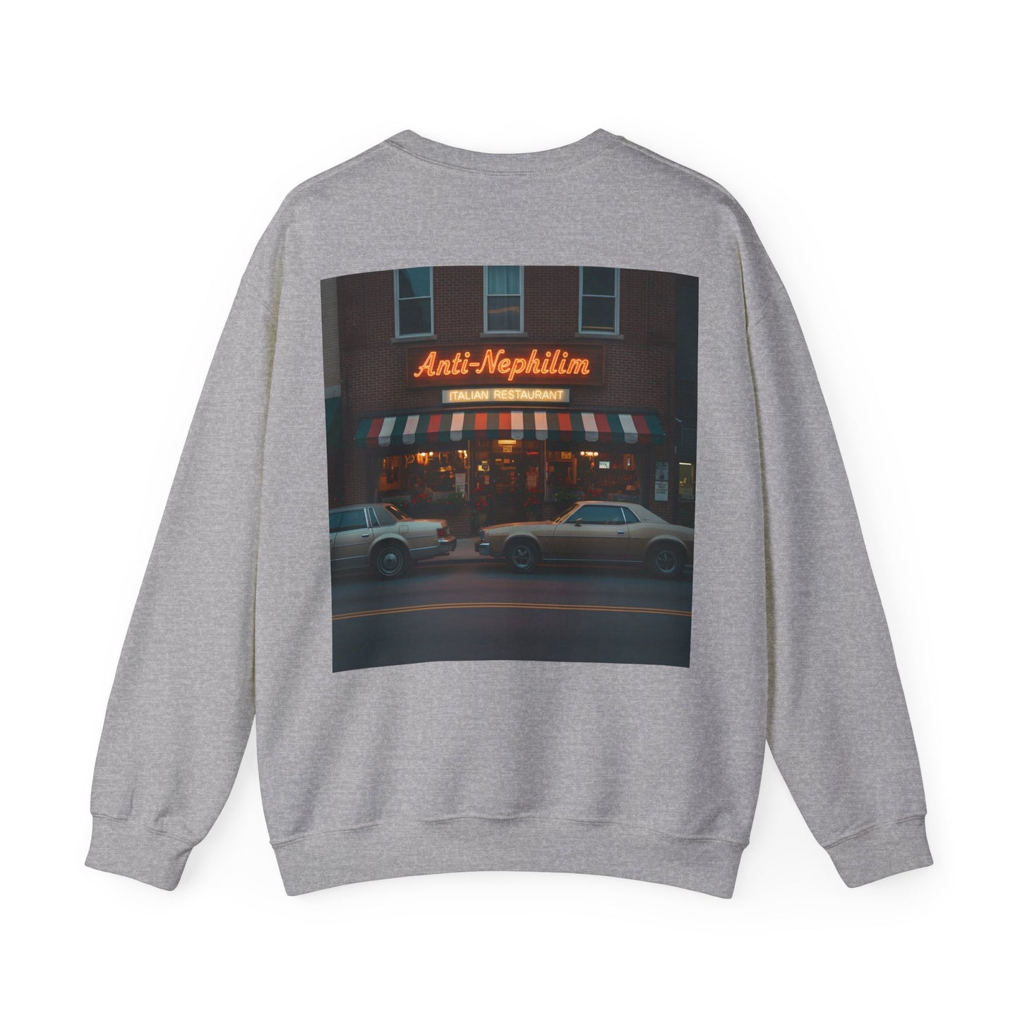 Retro NYC Italian Anti Nephilim Sweatshirt - Kirk Ave. Apparel