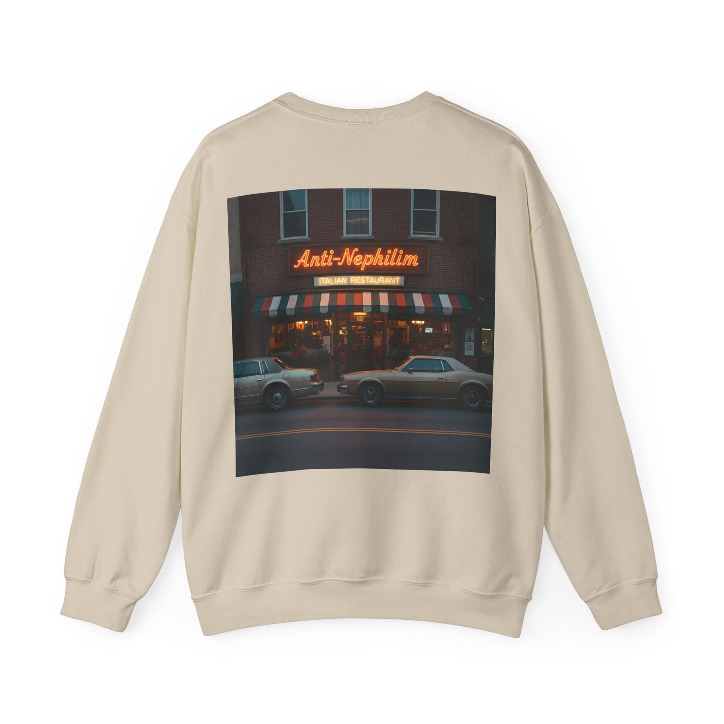 Retro NYC Italian Anti Nephilim Sweatshirt - Kirk Ave. Apparel