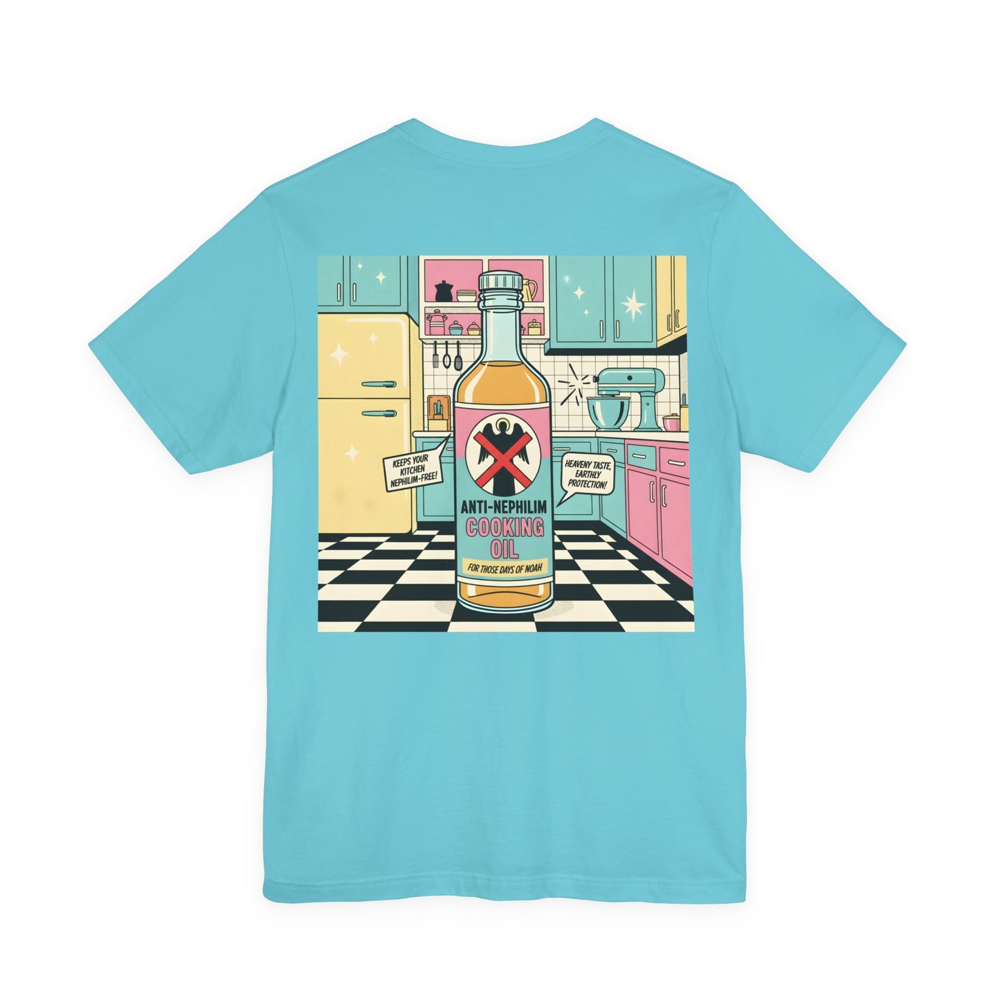 Retro Kitchen Pop Art Anti Nephilim T Shirt - Kirk Ave. Apparel