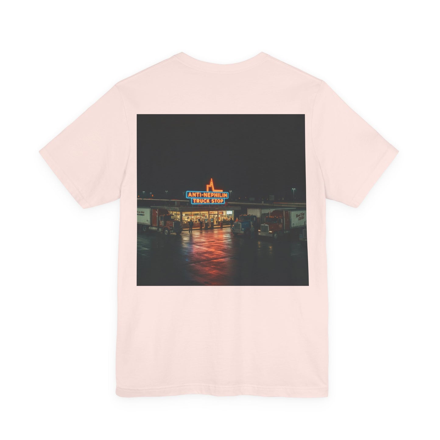 Vintage Neon Anti-Nephilim Truck Stop T-Shirt — Kirk Ave. Apparel