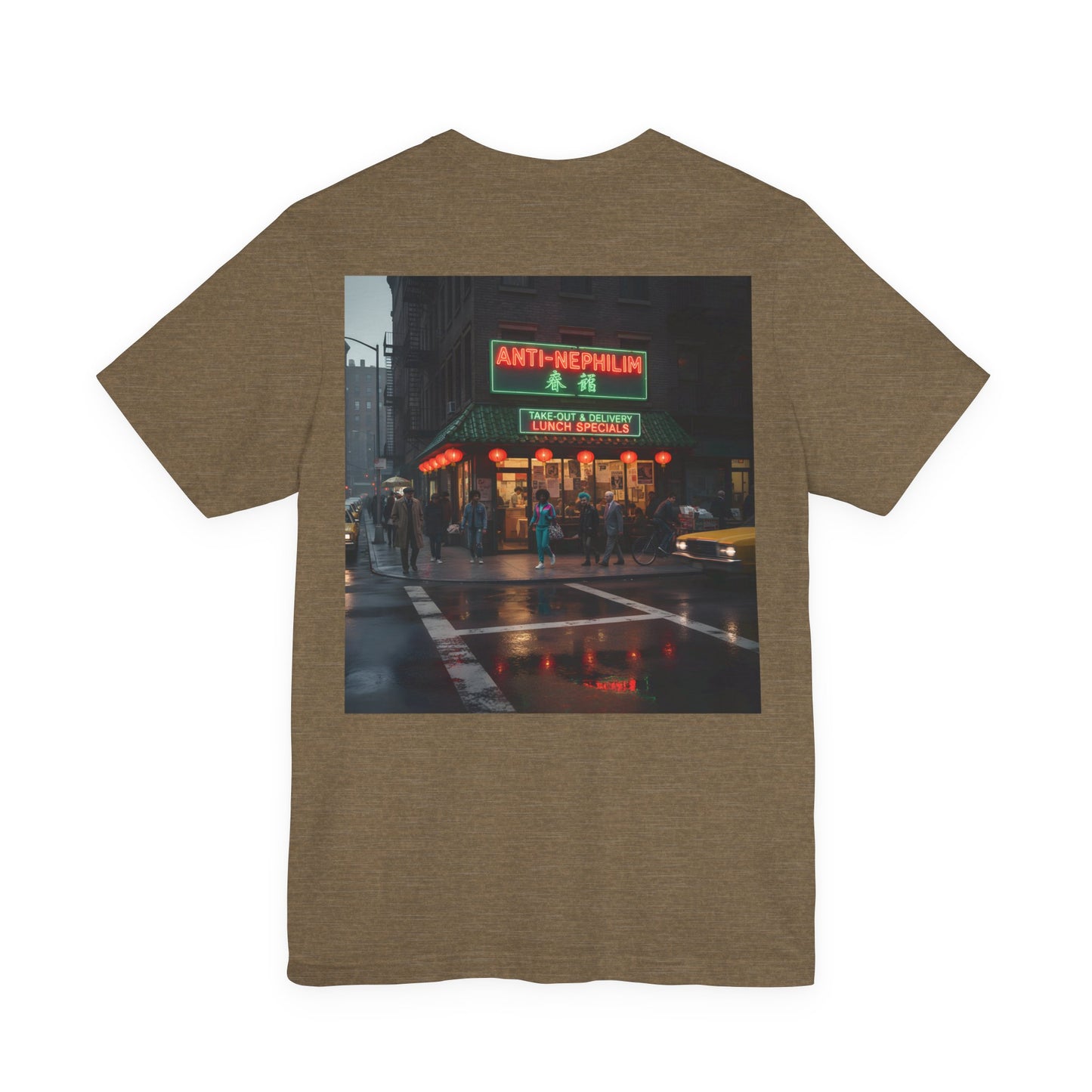 NYC Retro Chinese Anti Nephilim T Shirt - Kirk Ave. Apparel