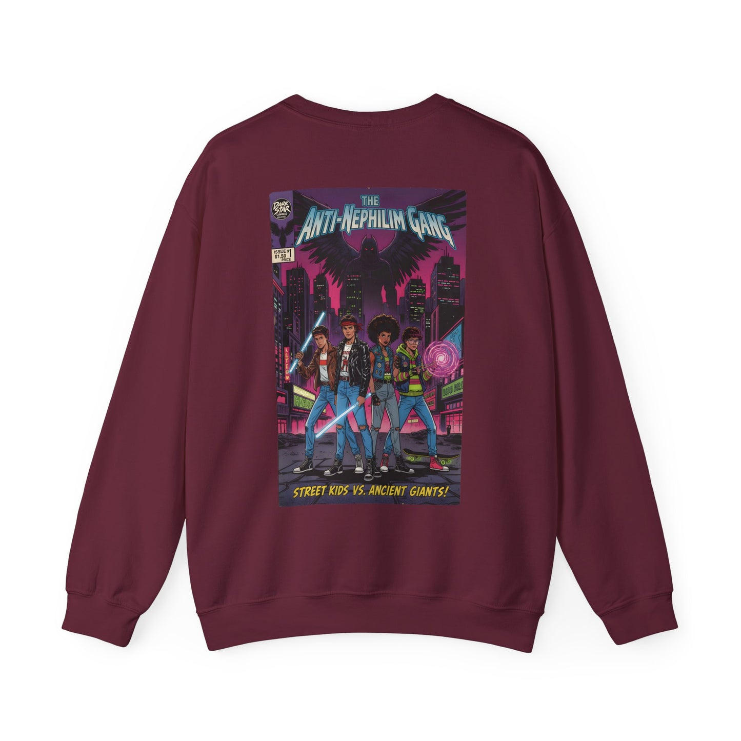 Anti Nephilim Gang Comic Sweatshirt - Kirk Ave. Apparel