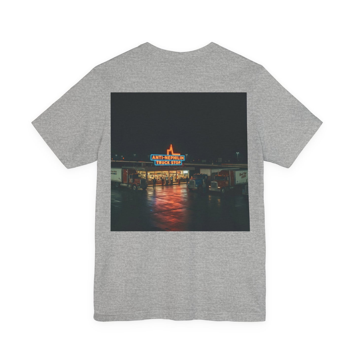 Vintage Neon Anti-Nephilim Truck Stop T-Shirt — Kirk Ave. Apparel