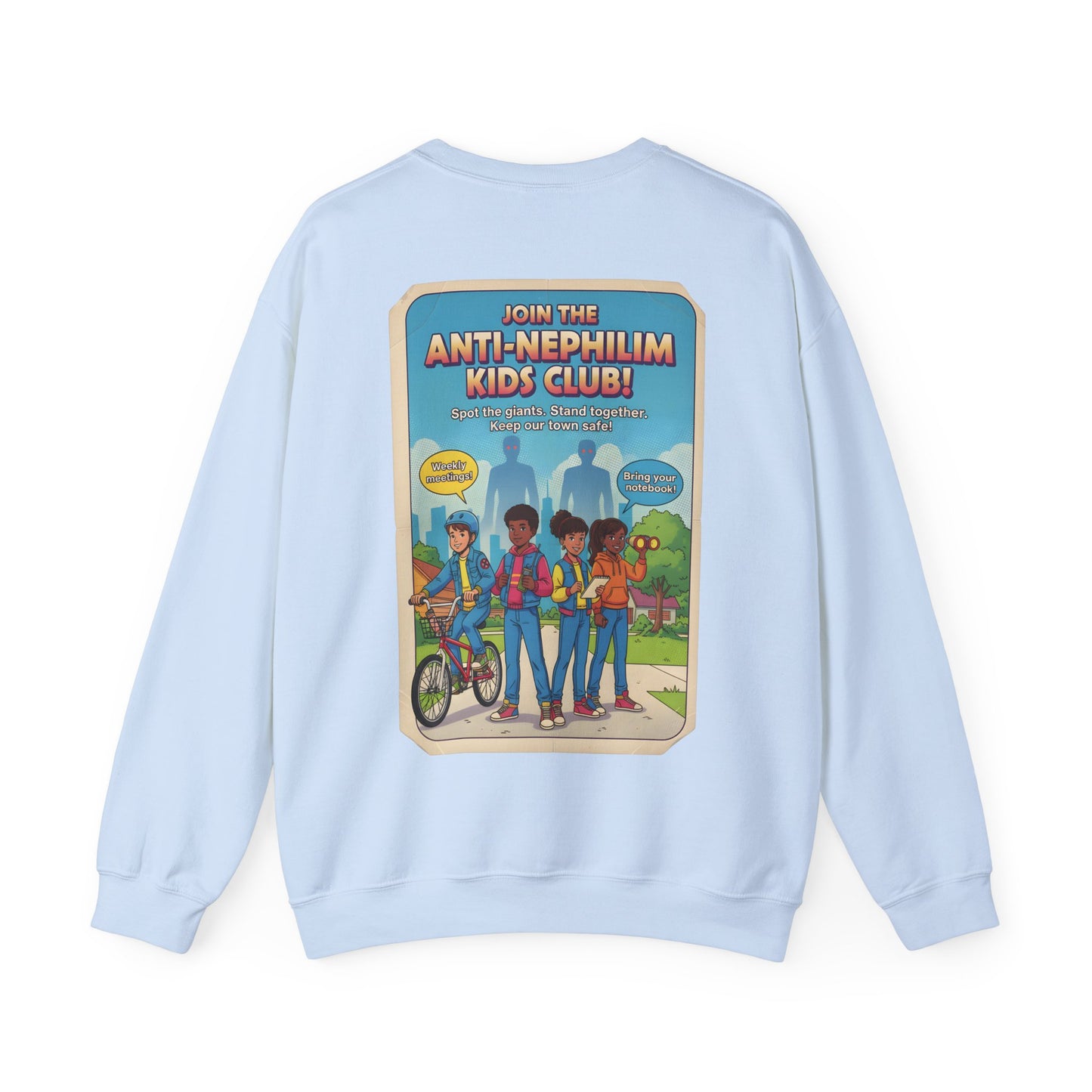 Anti Nephilim Kids Club Sweatshirt — Kirk Ave. Apparel