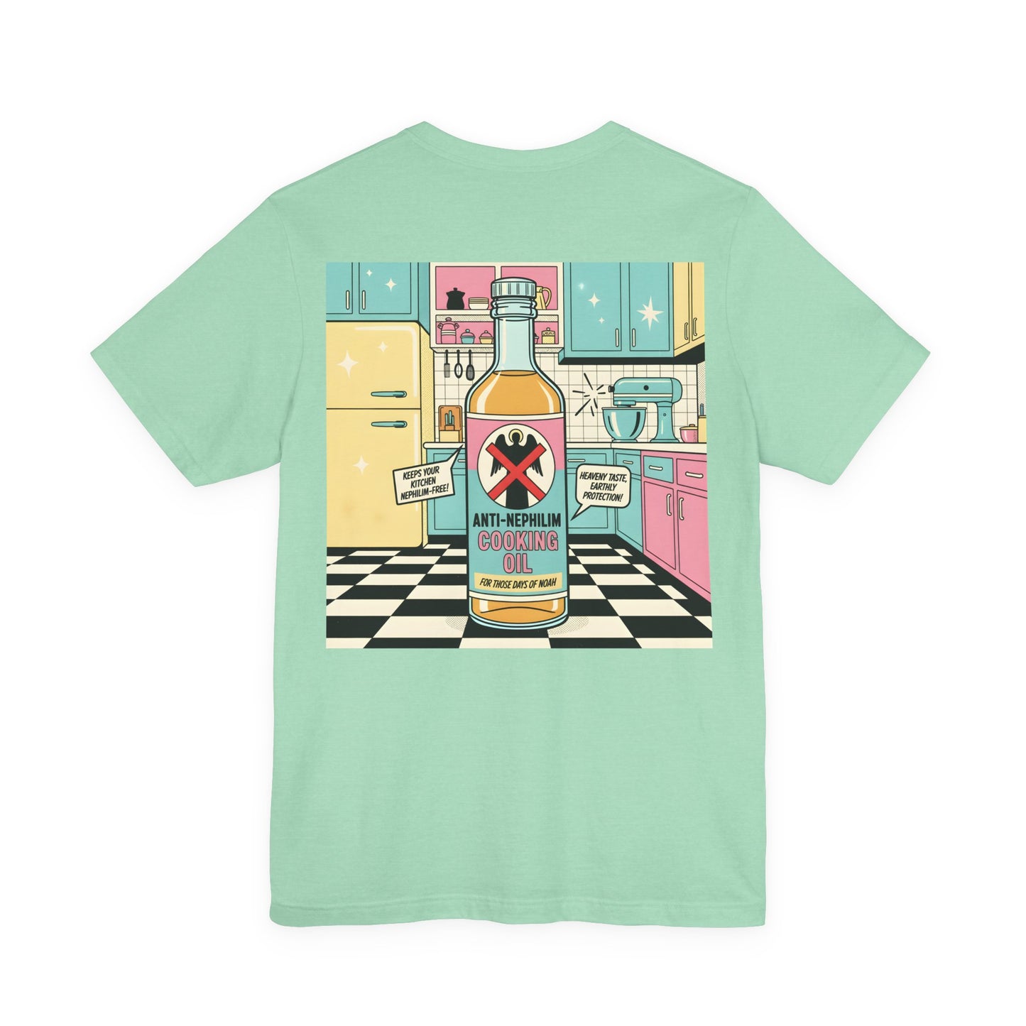 Retro Kitchen Pop Art Anti Nephilim T Shirt - Kirk Ave. Apparel