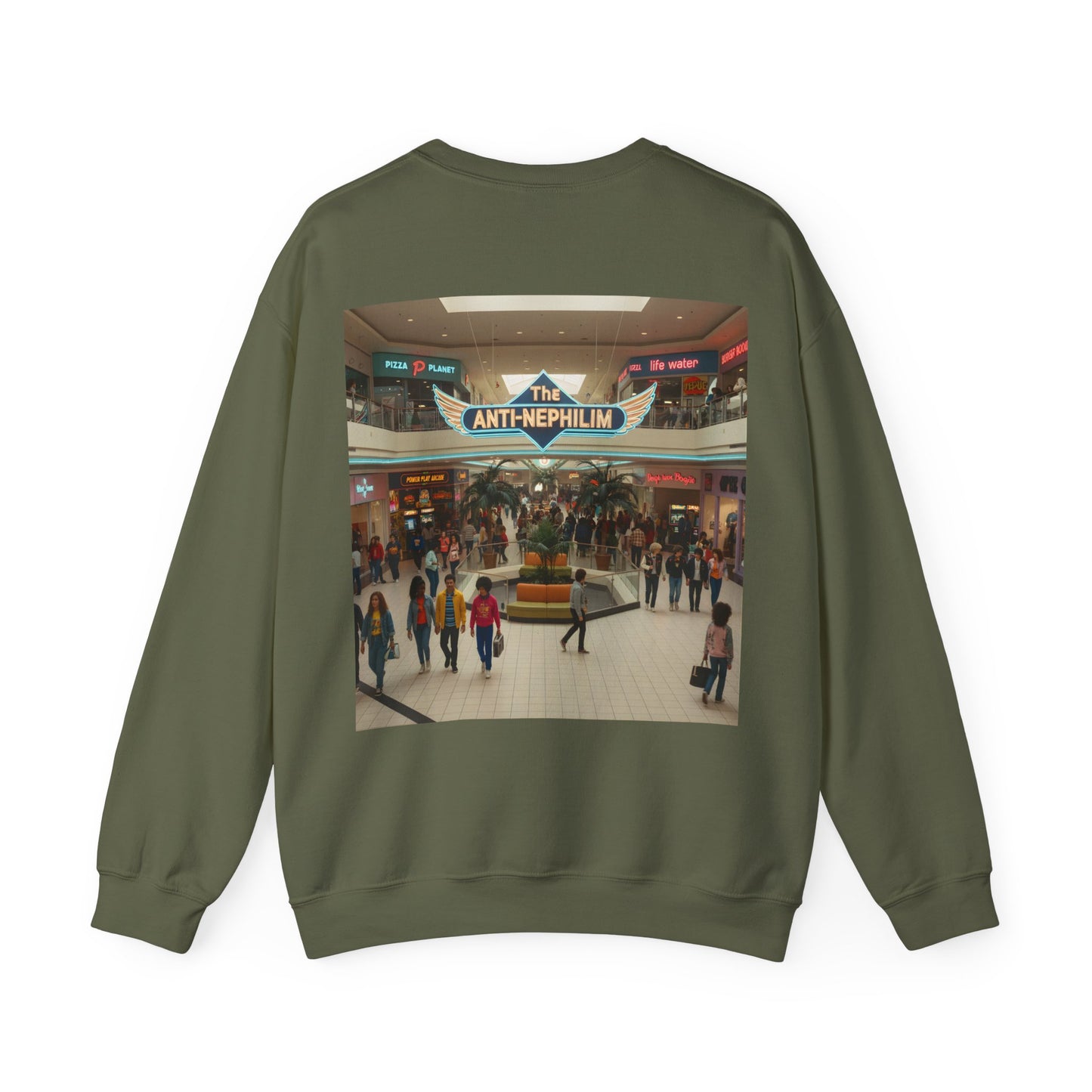 90s Mall Anti Nephilim Sweatshirt - Kirk Ave. Apparel