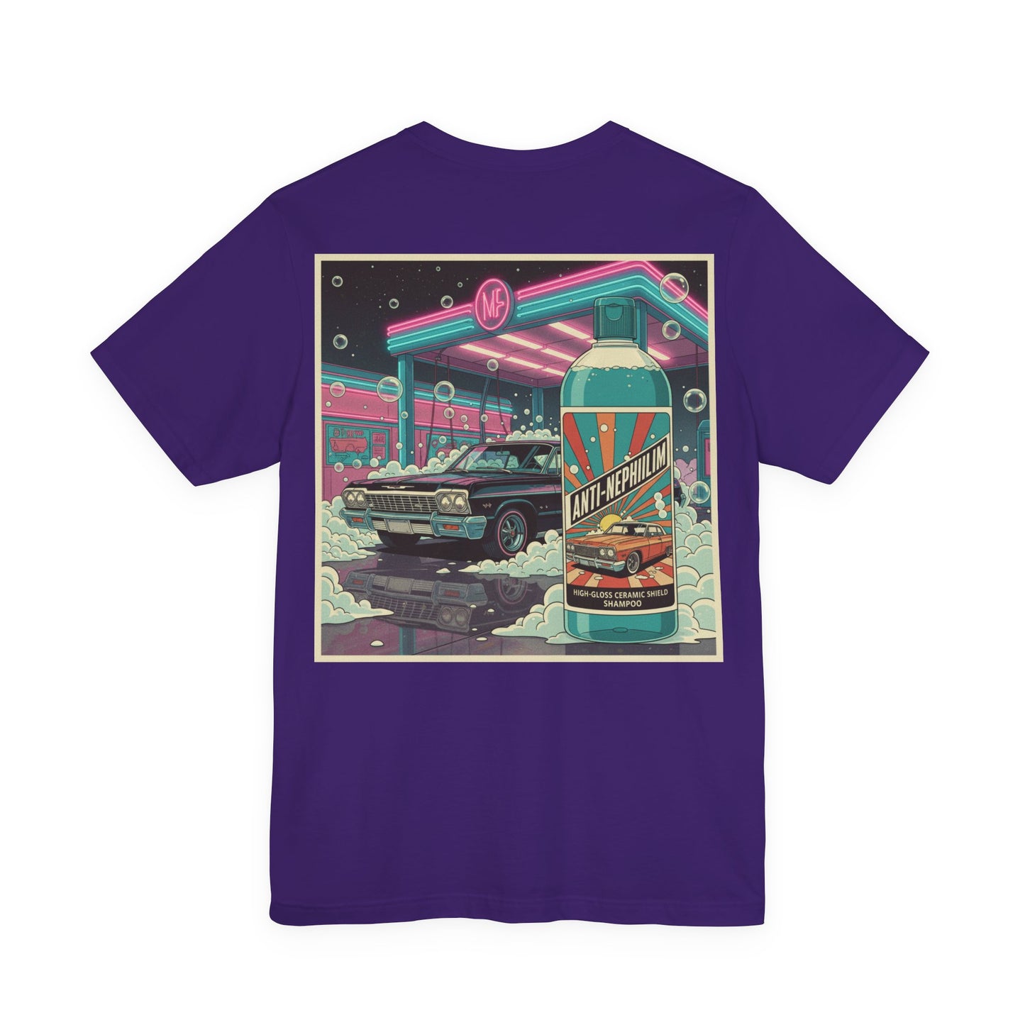 Retro Anti Nephilim Car Wash T Shirt - Kirk Ave. Apparel
