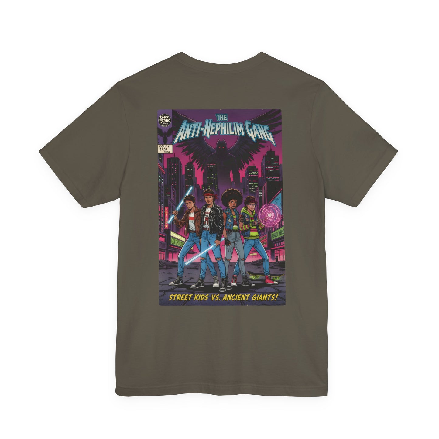 Anti Nephilim Gang Comic T Shirt - Kirk Ave. Apparel