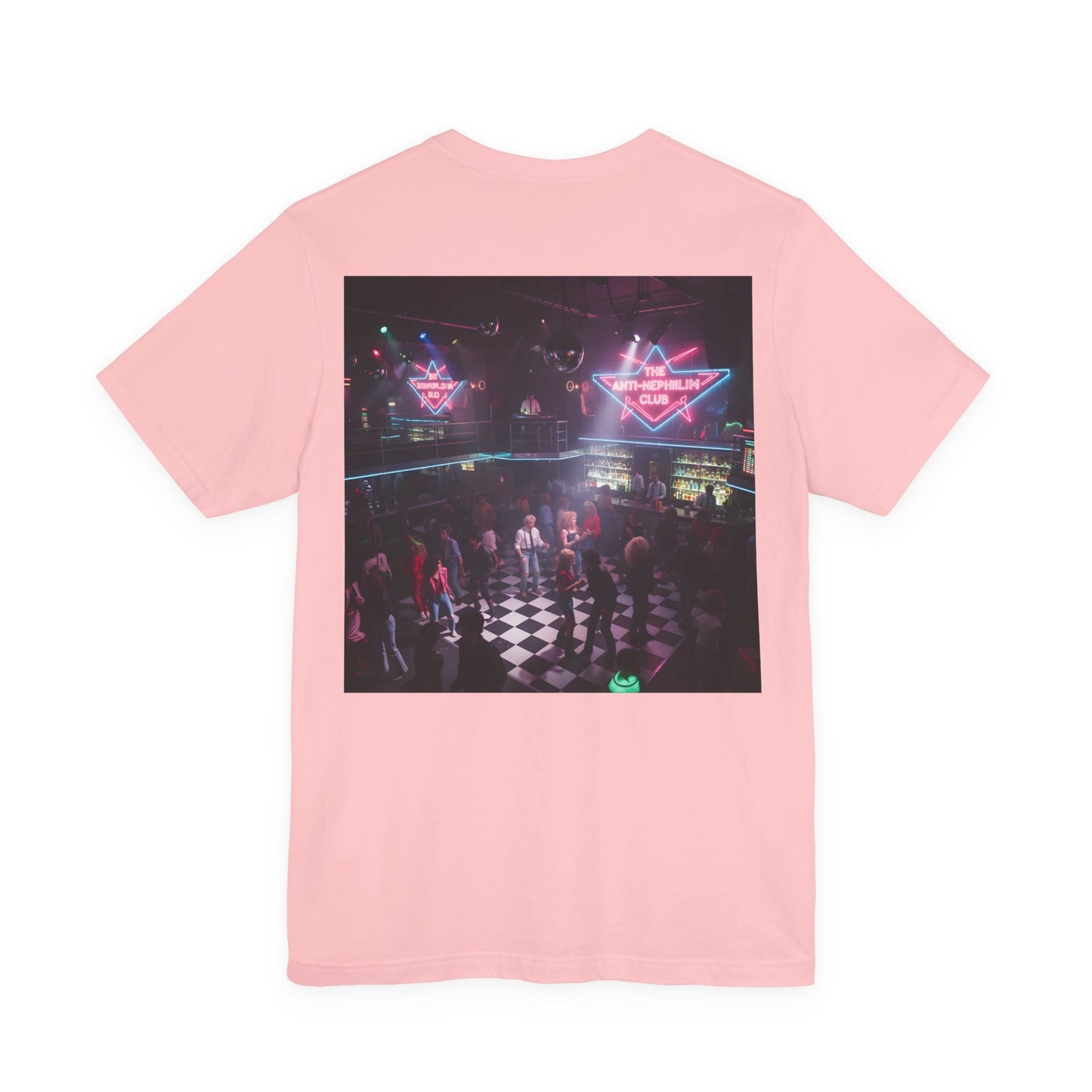 80s Neon Nightclub Anti Nephilim T Shirt - Kirk Ave. Apparel