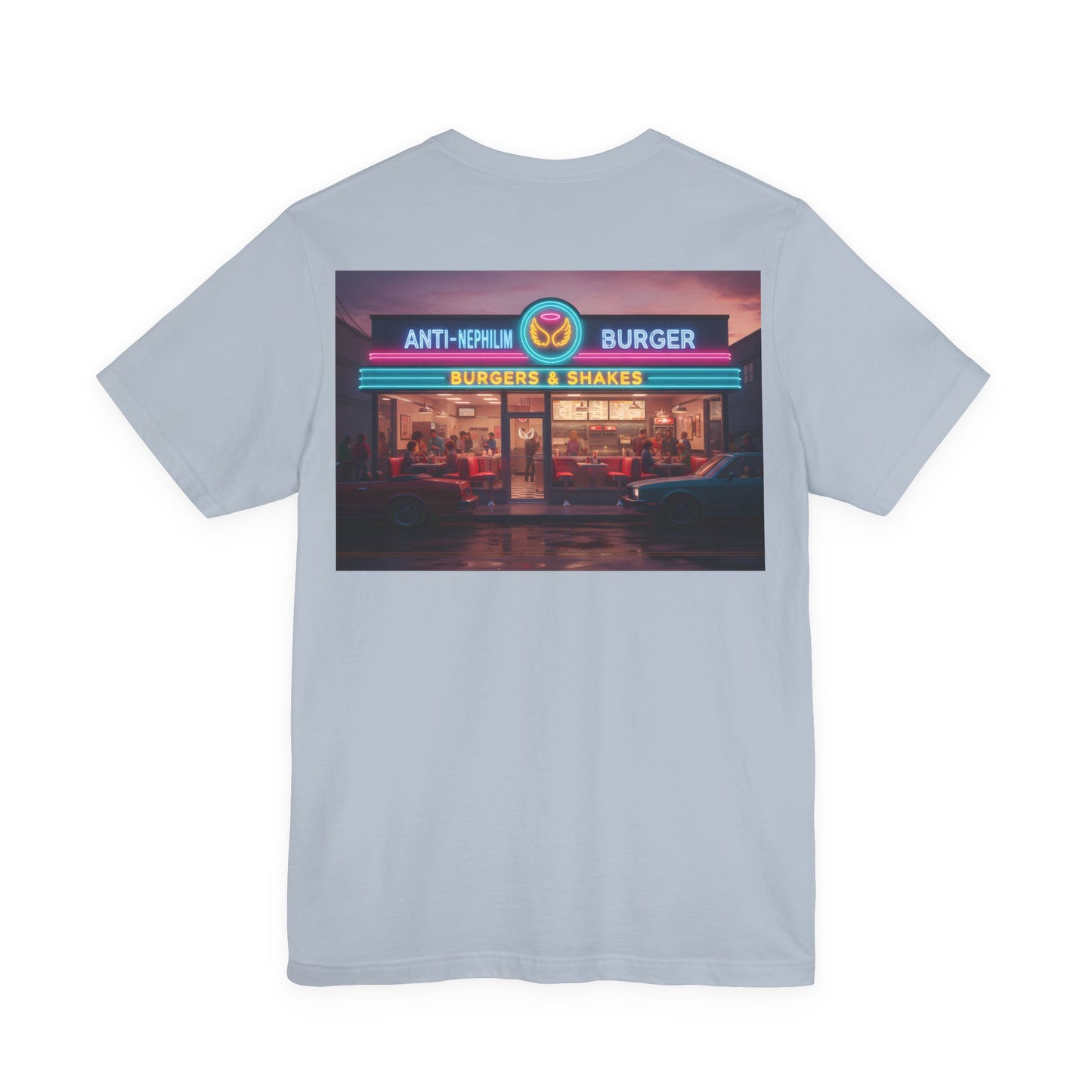 Retro Neon Burger Joint T Shirt — Kirk Ave. Apparel