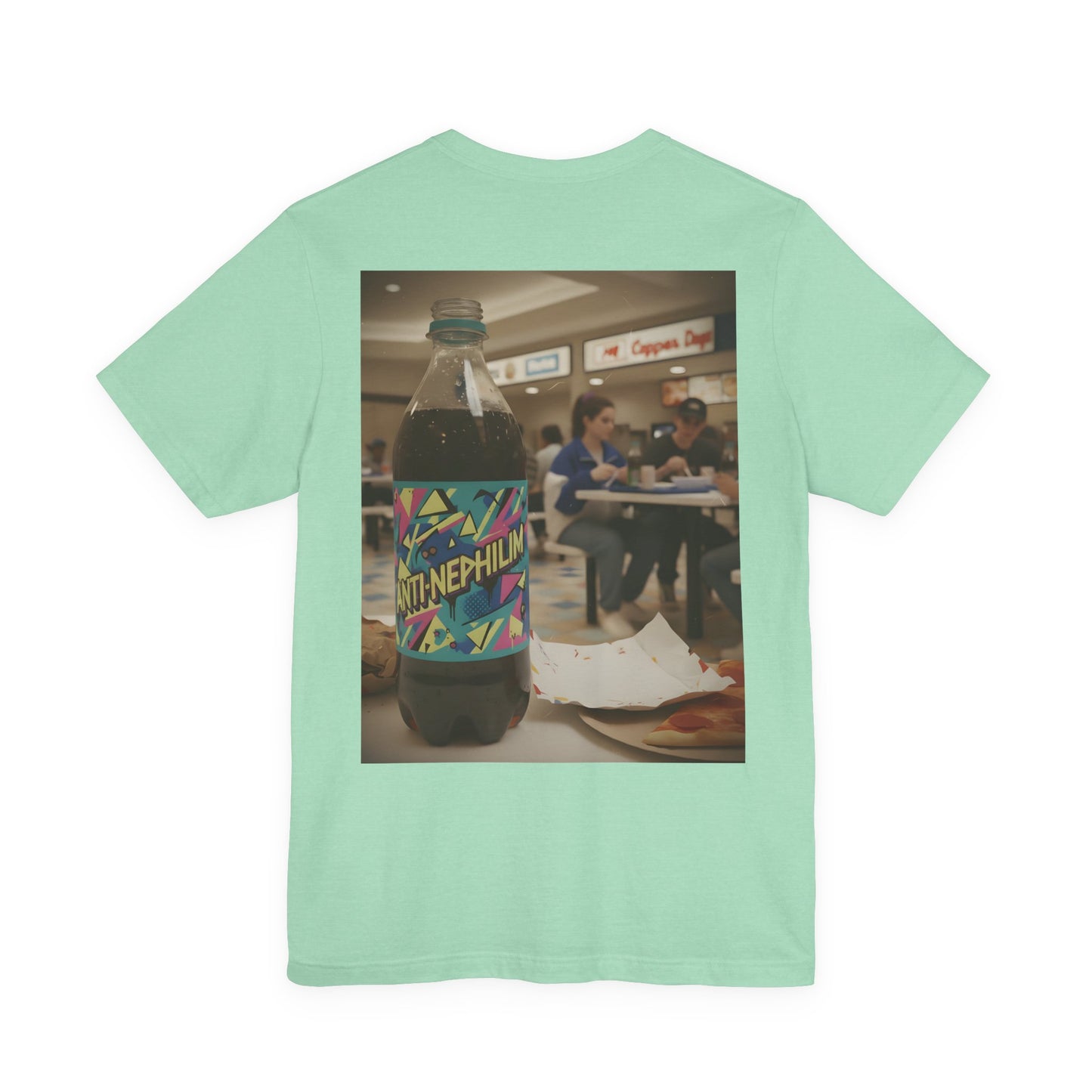 Kirk Ave. Apparel Graphic Logo Anti Nephilim Soda T Shirt