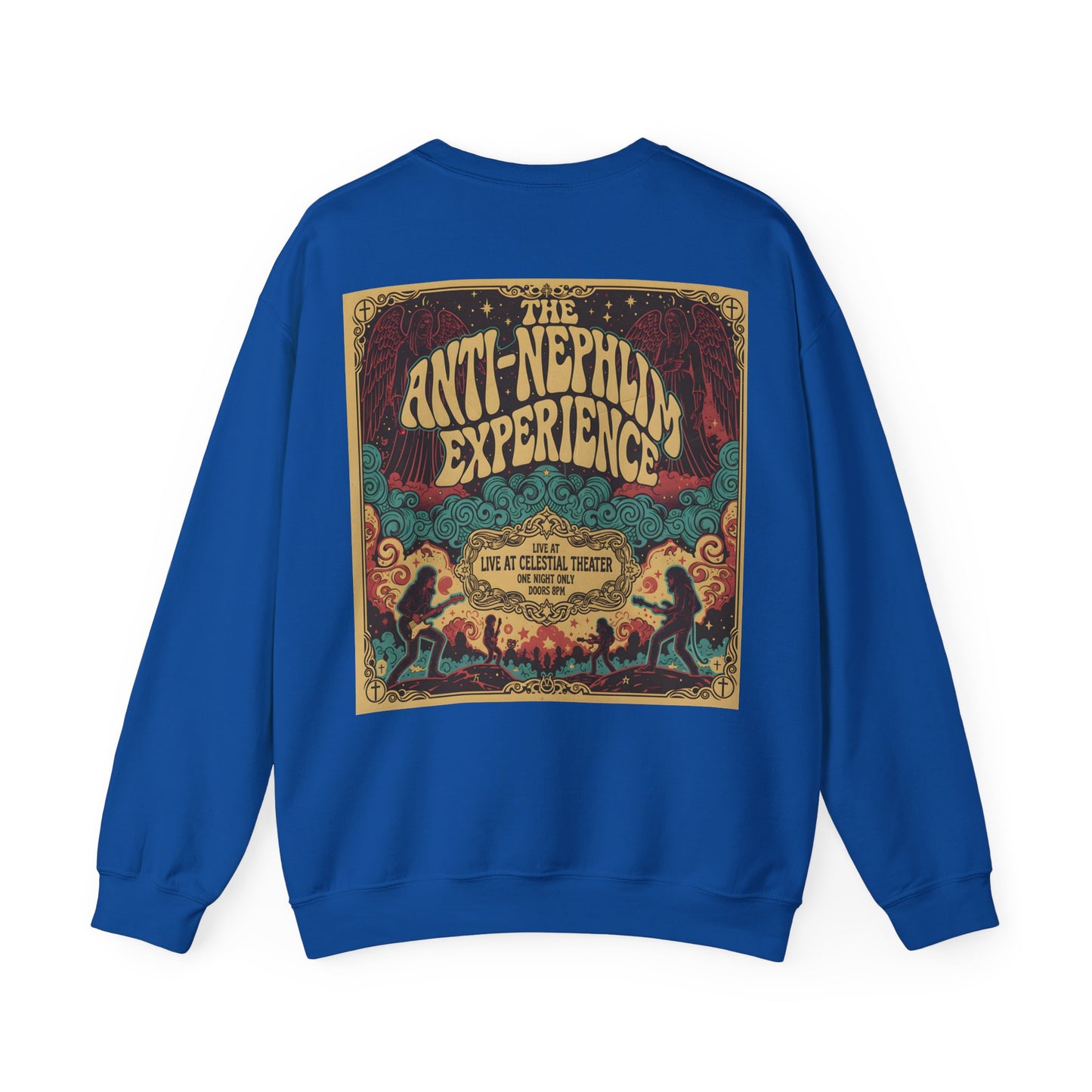 70s Concert Sweatshirt Anti Nephilim Experience - Kirk Ave. Apparel
