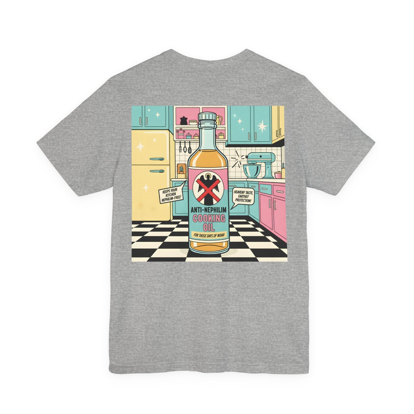 Retro Kitchen Pop Art Anti Nephilim T Shirt - Kirk Ave. Apparel