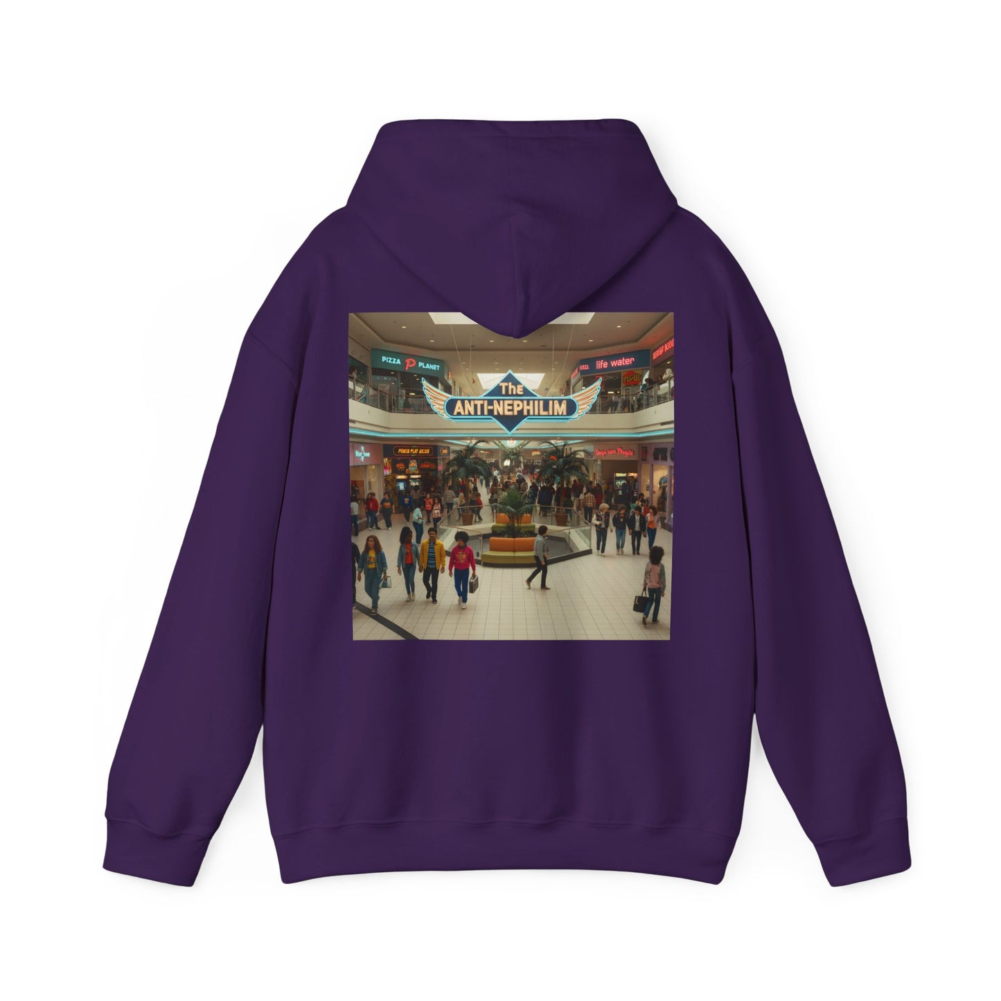 90s Mall Anti Nephilim Hoodie - Kirk Ave. Apparel
