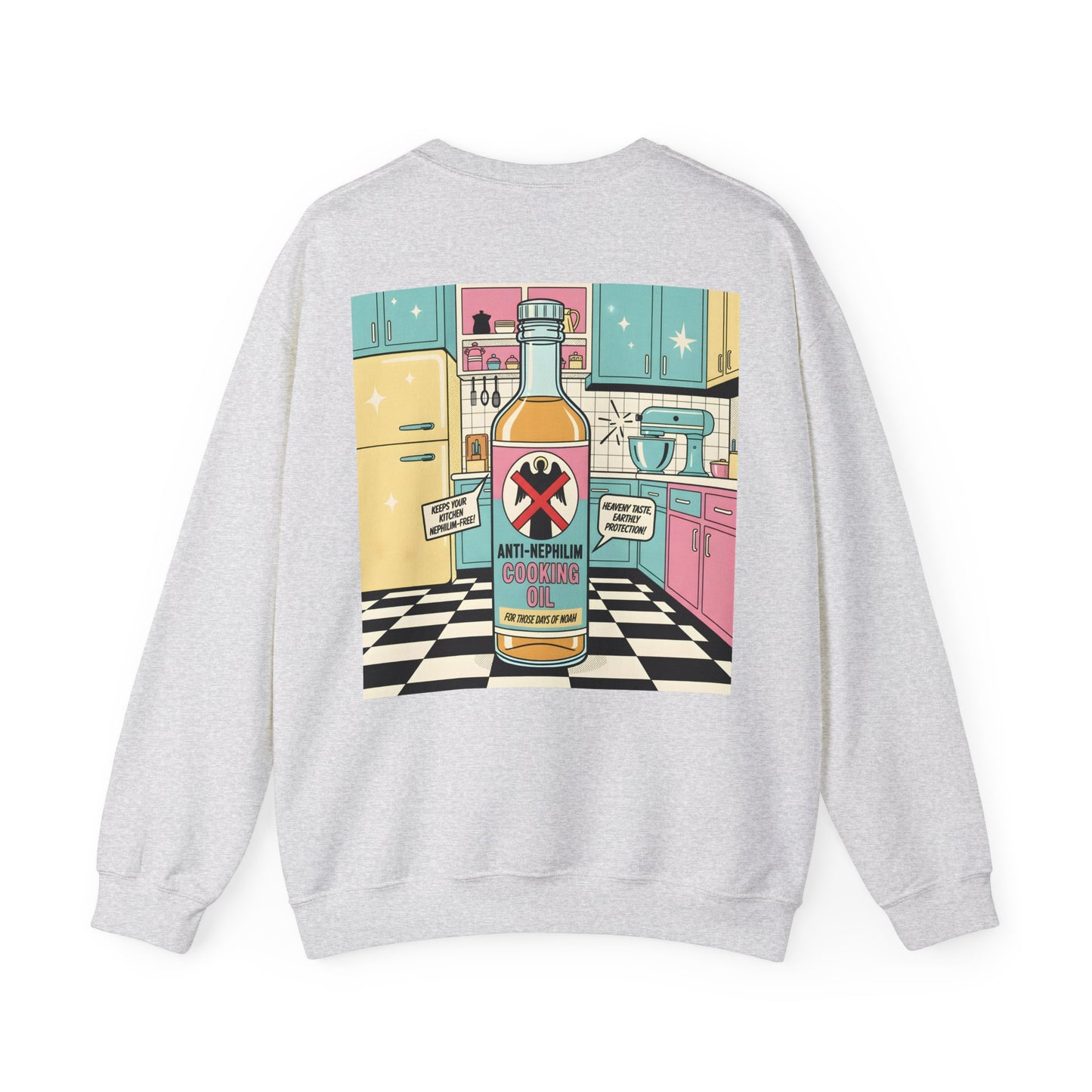 Retro Kitchen Pop Art Anti Nephilim Sweatshirt - Kirk Ave. Apparel
