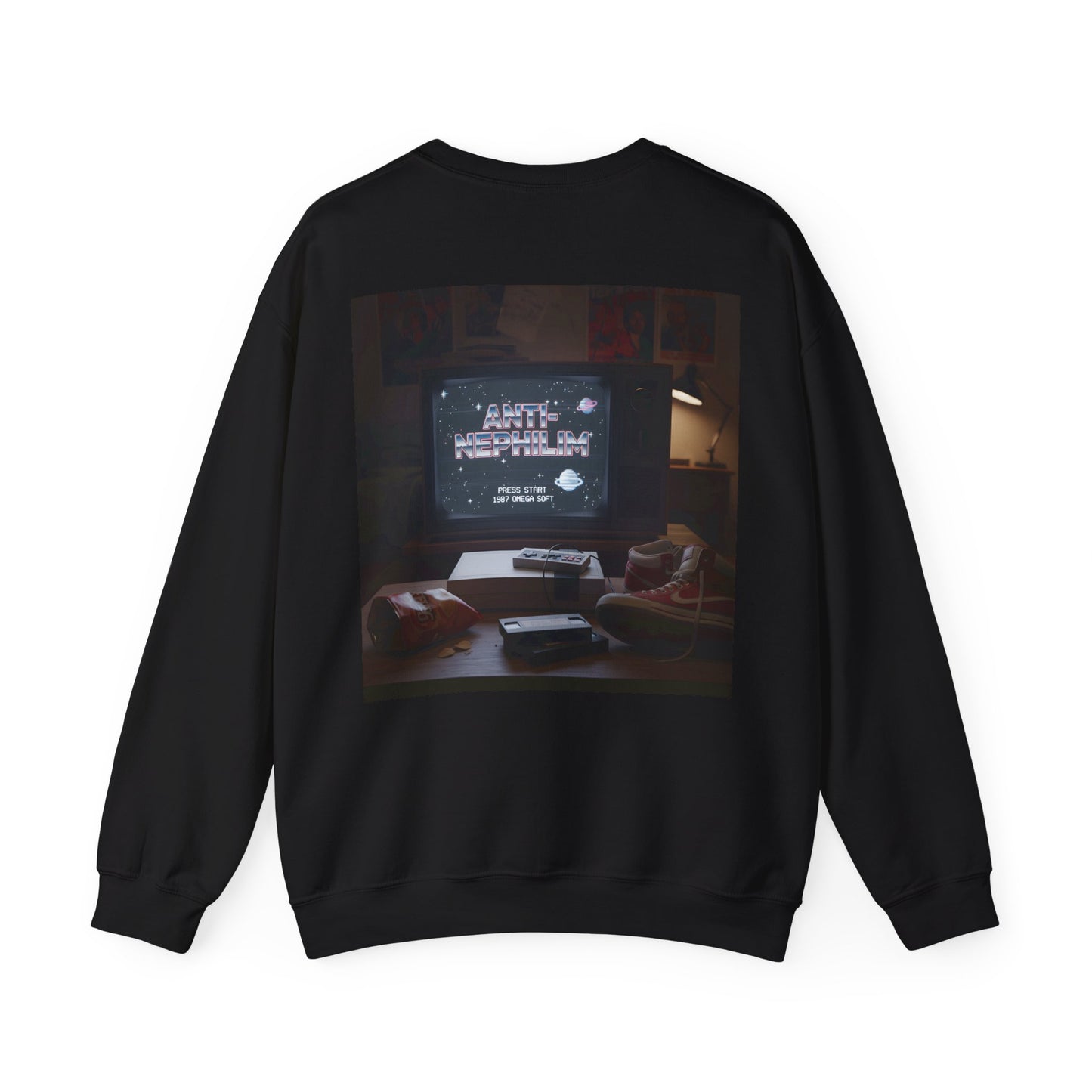 Retro Gamer Anti Nephilim Sweatshirt - Kirk Ave. Apparel